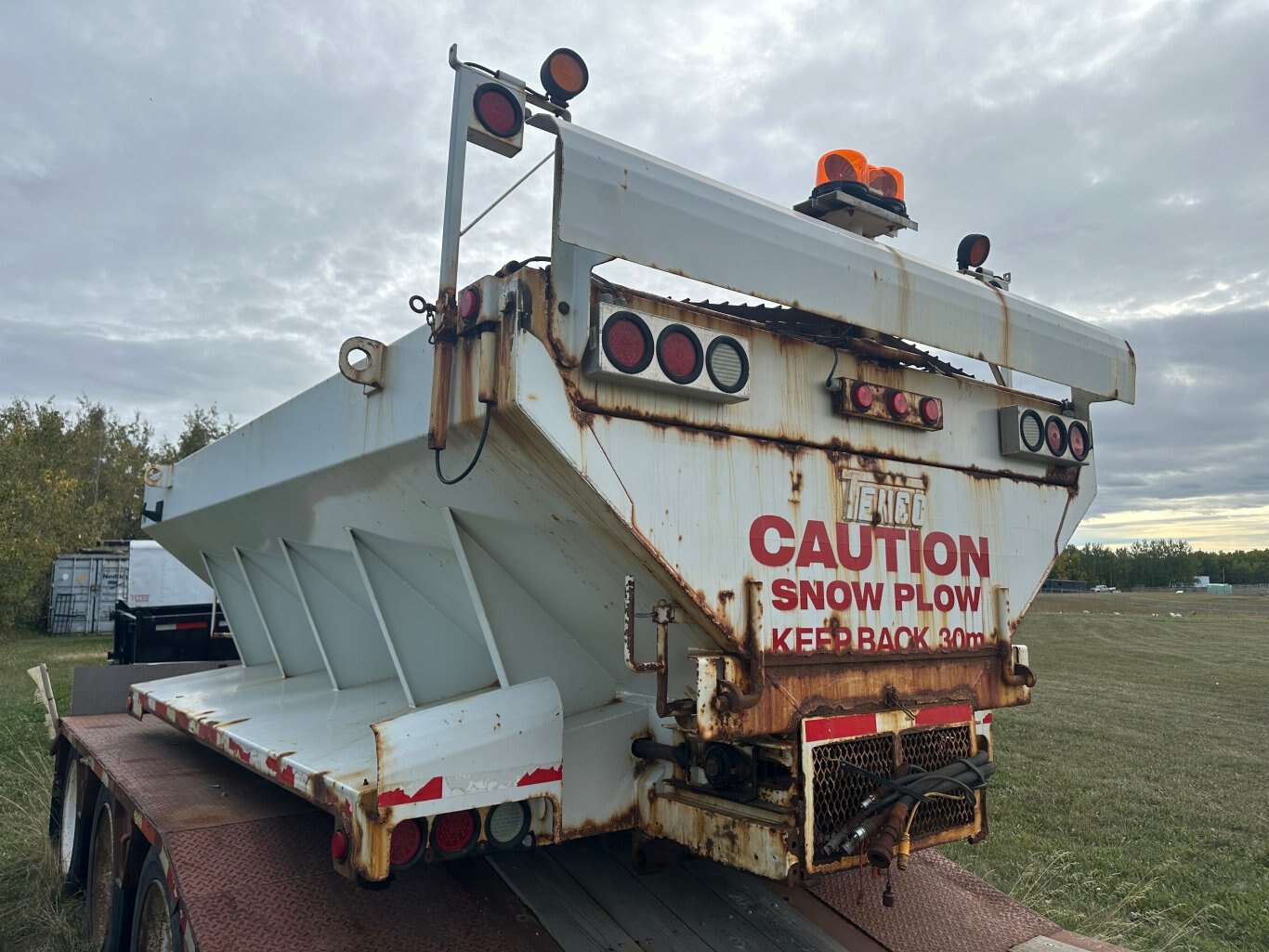 2012 Tenco TCD 11 BD ATU 15 ft Sand Spreader 9072 JA