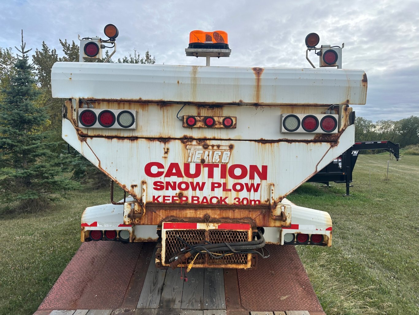 2012 Tenco TCD 11 BD ATU 15 ft Sand Spreader 9072 JA