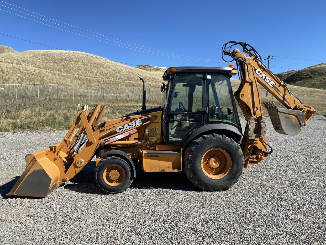 2009 Case 580 Backhoe Super M Series 3 with Extendahoe 580M Backhoe 9079 BP