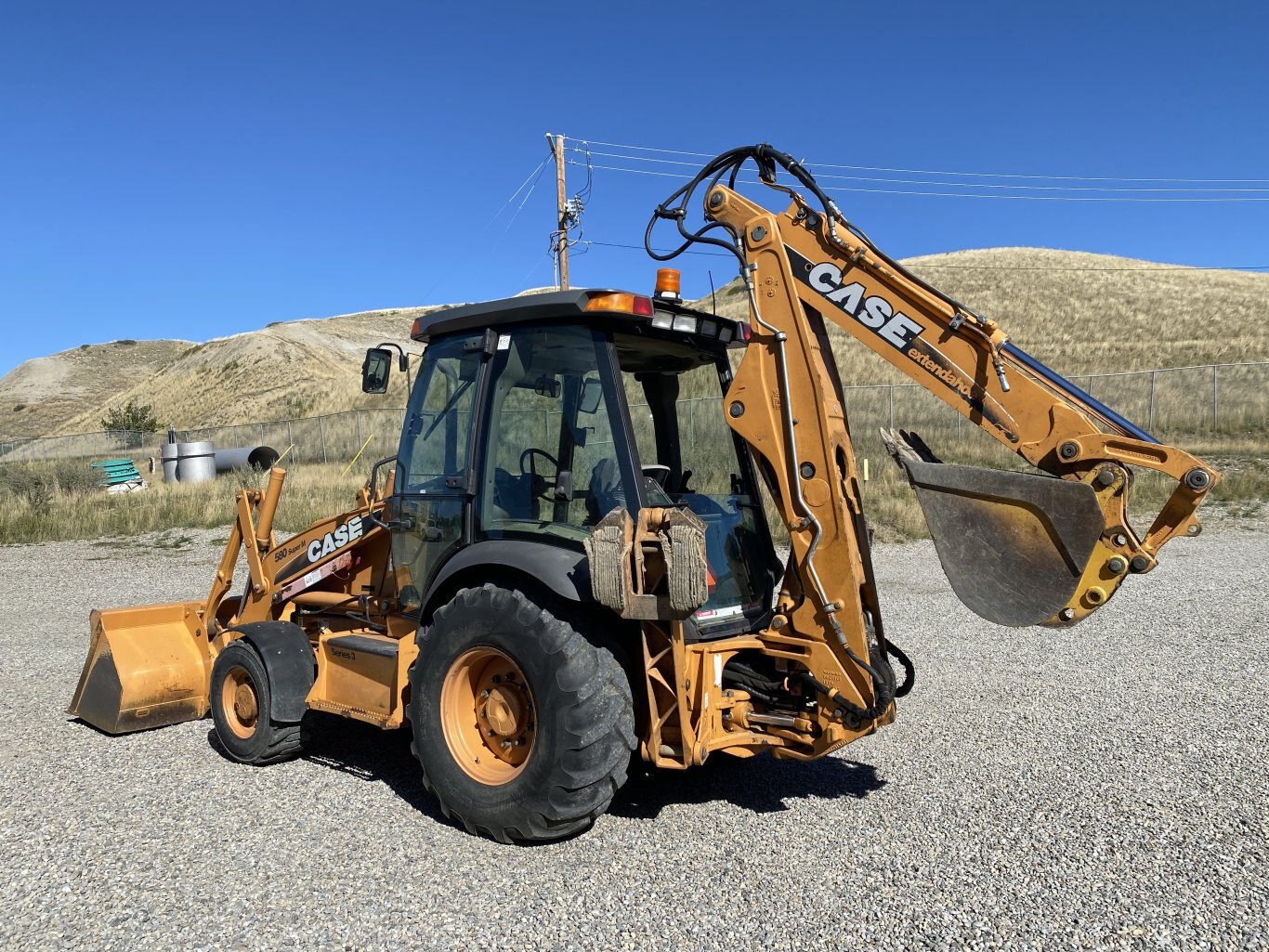 2009 Case 580 Backhoe Super M Series 3 with Extendahoe 580M Backhoe 9079 BP