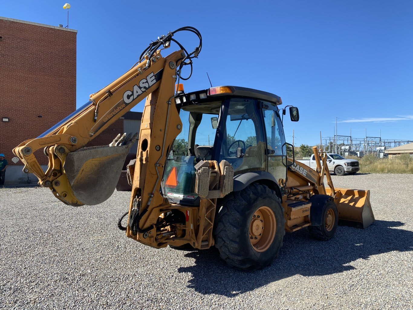 2009 Case 580 Backhoe Super M Series 3 with Extendahoe 580M Backhoe 9079 BP