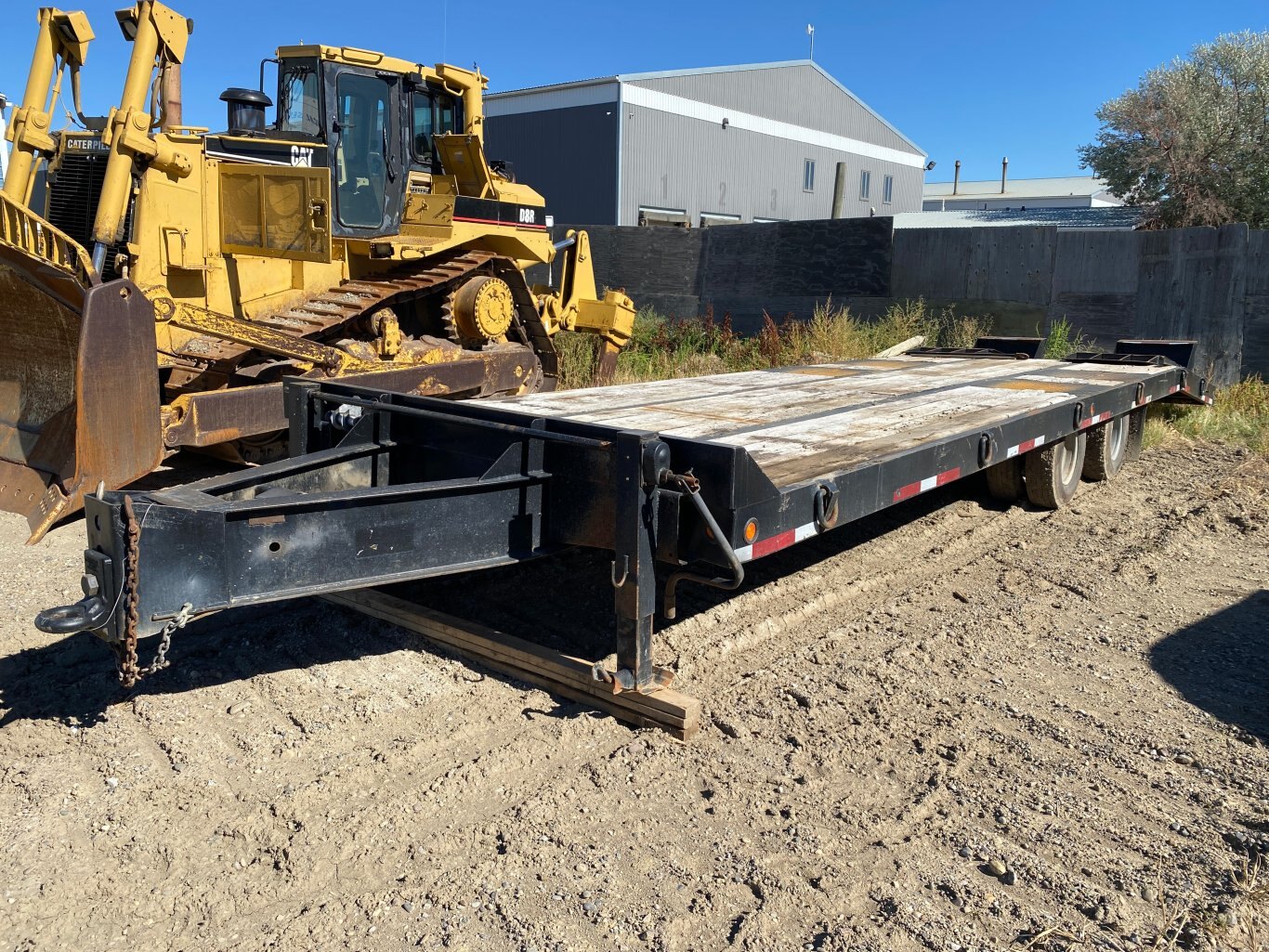 2009 Interstate 20DT Equipment Trailer with Pinto Hitch 24ft Deck 9080 BP