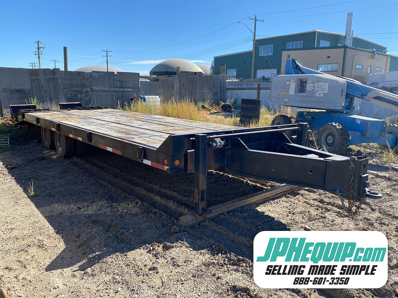 2009 Interstate 20DT Equipment Trailer with Pinto Hitch 24 Deck #9080 BP