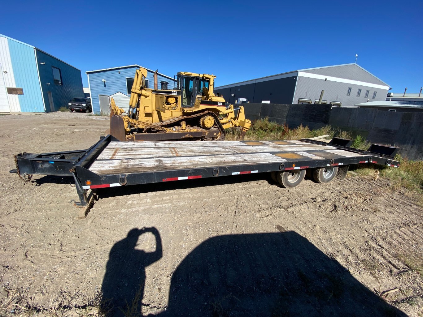 2009 Interstate 20DT Equipment Trailer with Pinto Hitch 24ft Deck 9080 BP