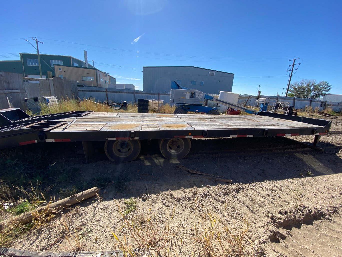 2009 Interstate 20DT Equipment Trailer with Pinto Hitch 24ft Deck 9080 BP