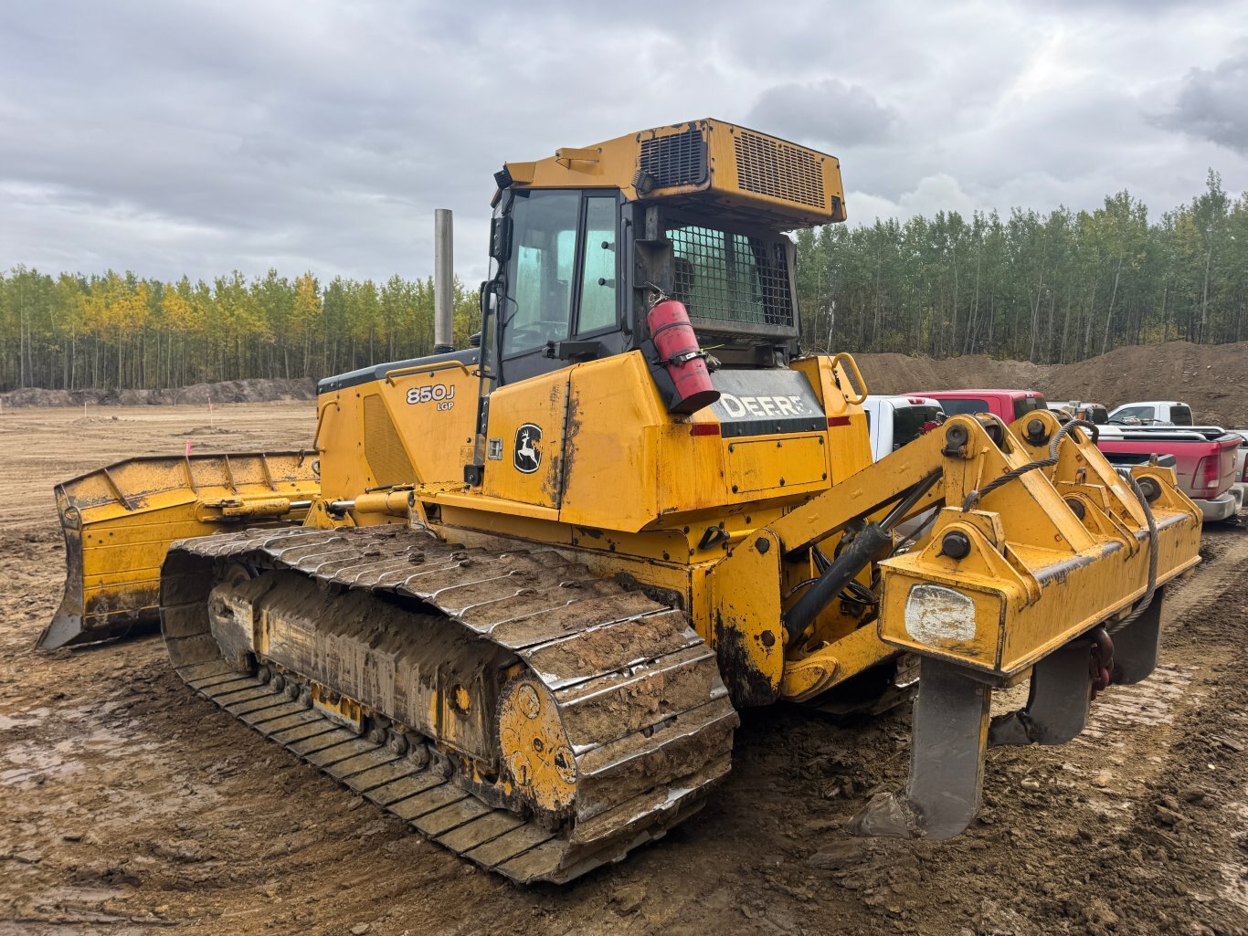 2013 Deere 850J LGP Dozer with Multishank Ripper 9085 BP