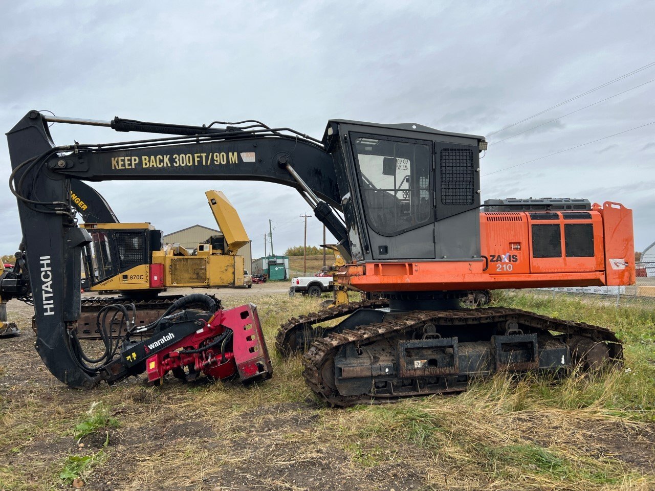 2012 Hitachi ZX210 F 3 Processor w/ Waratah 622B Head 9093 JF