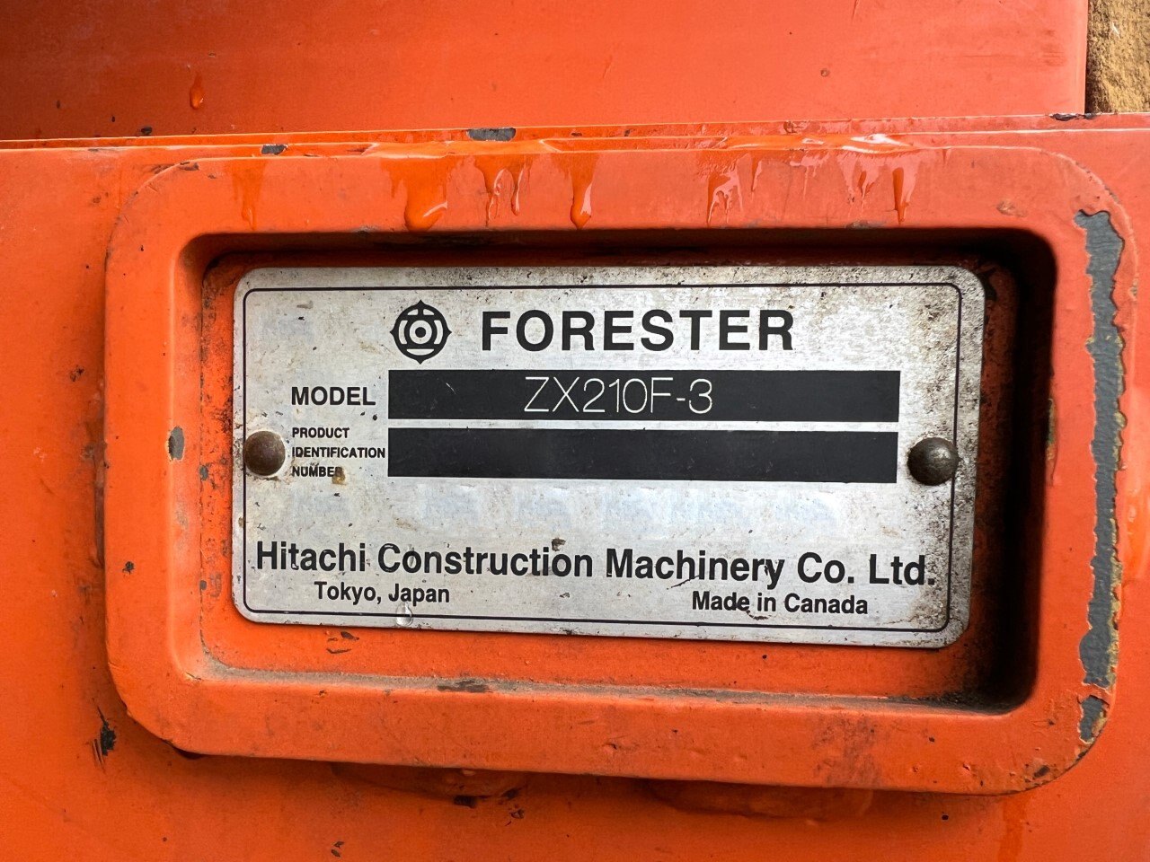 2012 Hitachi ZX210 F 3 Processor w/ Waratah 622B Head 9093 JF