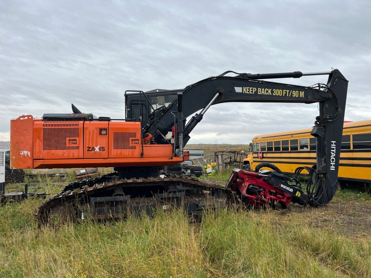 2012 Hitachi ZX210 F 3 Processor w/ Waratah 622B Head 9093 JF