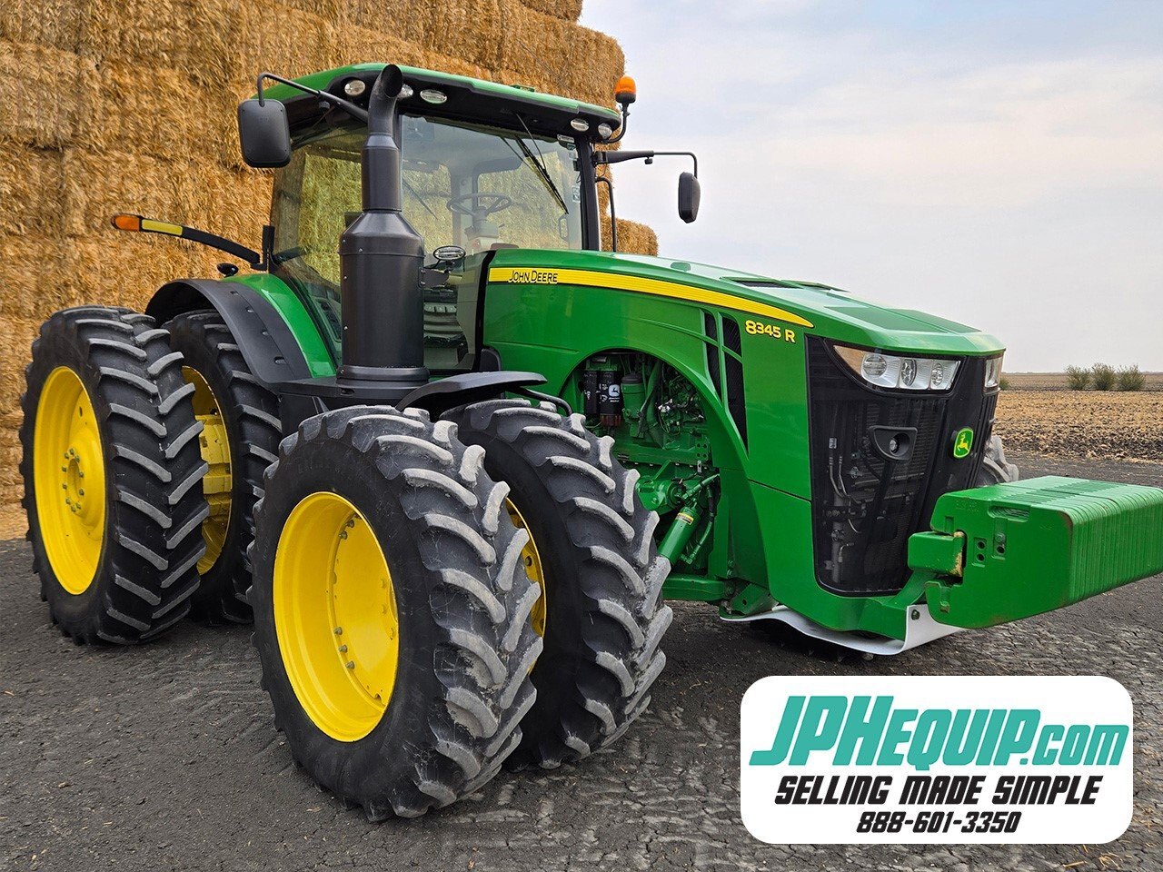 2016 John Deere 8345R 42KM IVT Tractor #9122 JP