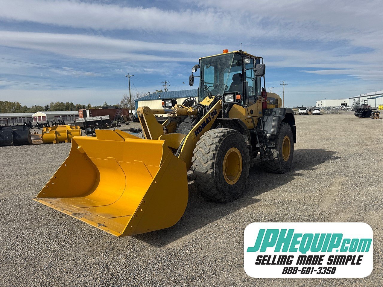 2016 Komatsu WA270-7 Wheel Loader #9123 JF