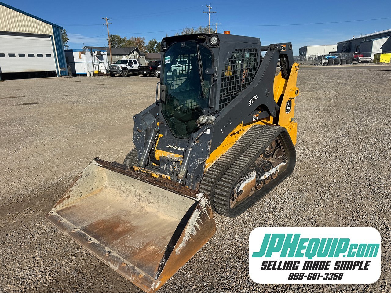 2017 Deere 317G Skid Steer High Flow #E60041