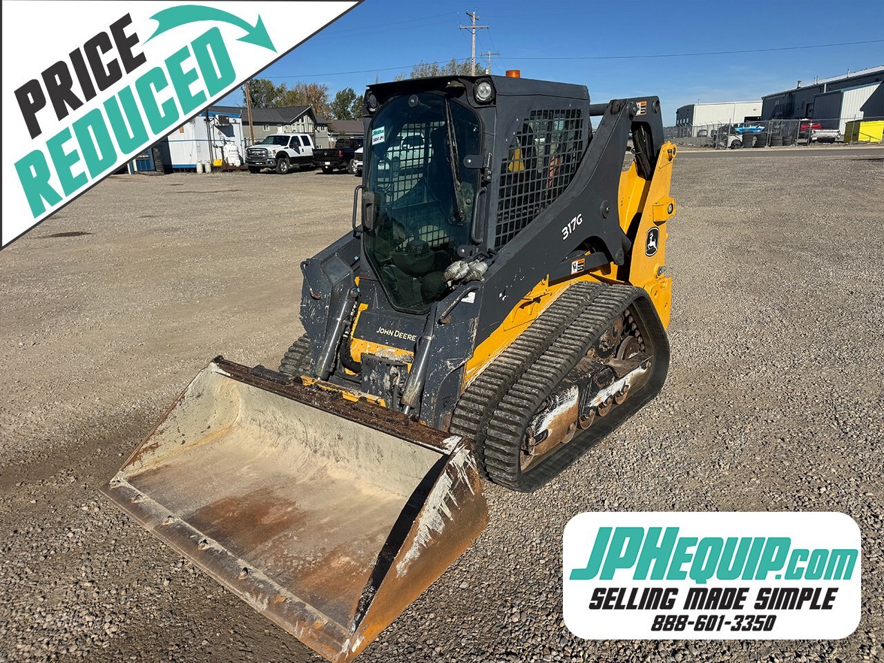 2017 Deere 317G Skid Steer #E60041 JPH