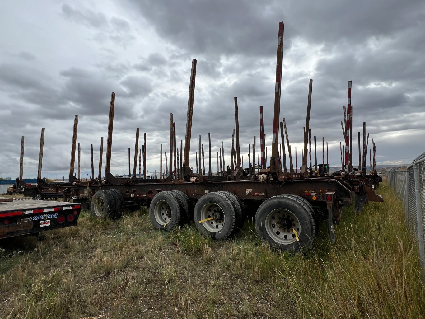 2016 Stellar Quad Axle Logger Trailer (Tridem Axles available) #9099b