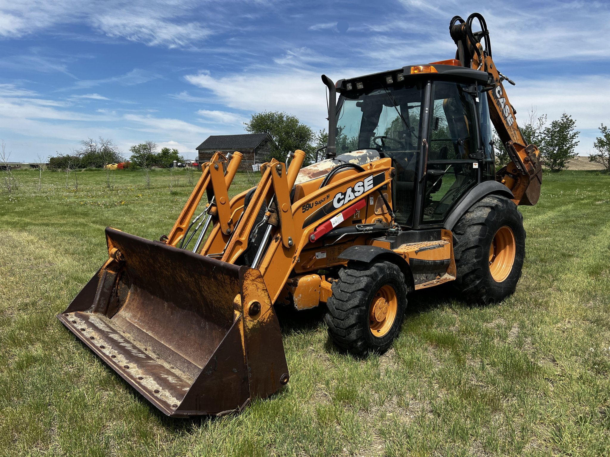 2011 Case 590N Backhoe with 4 in 1 Bucket & Extendahoe 4WD *New Engine* #9151 BP