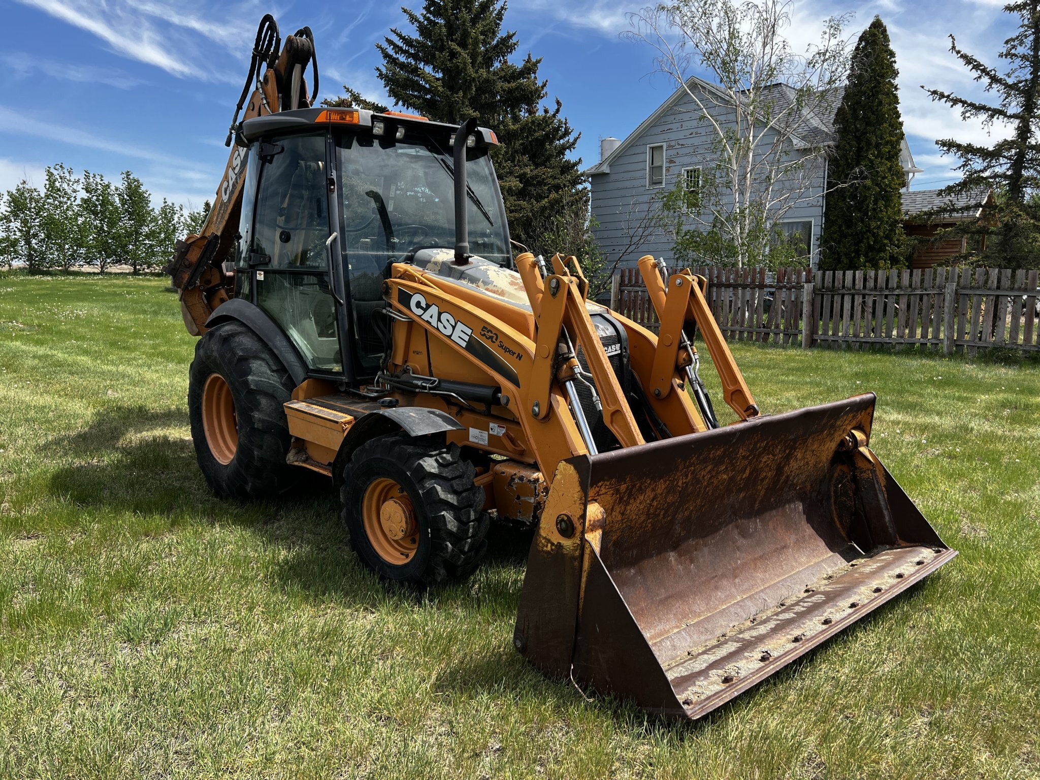 2011 Case 590N Backhoe with 4 in 1 Bucket & Extendahoe 4WD *New Engine* #9151 BP