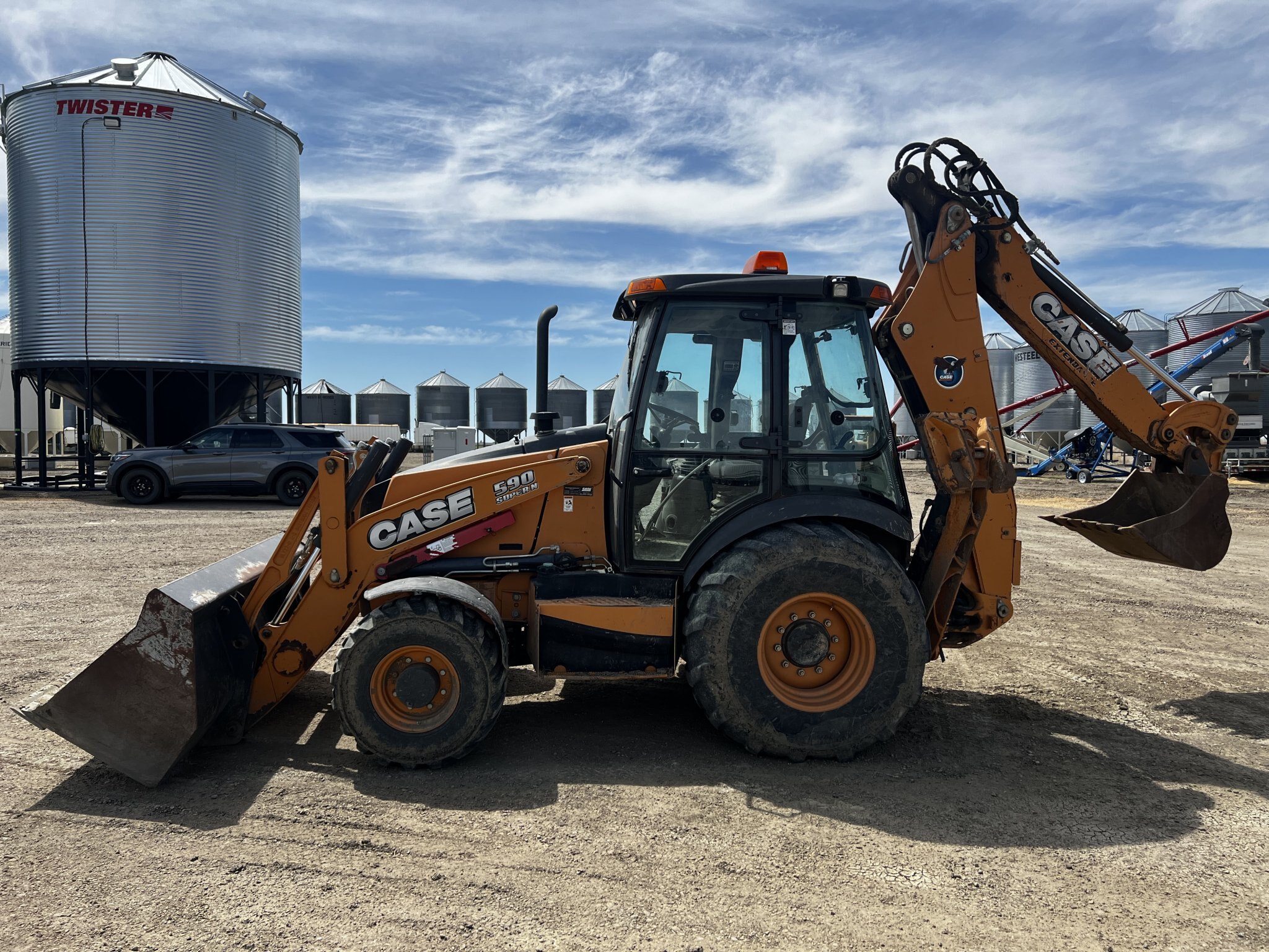 2015 Case 590 Backhoe with Extendahoe 4WD #9152 BP