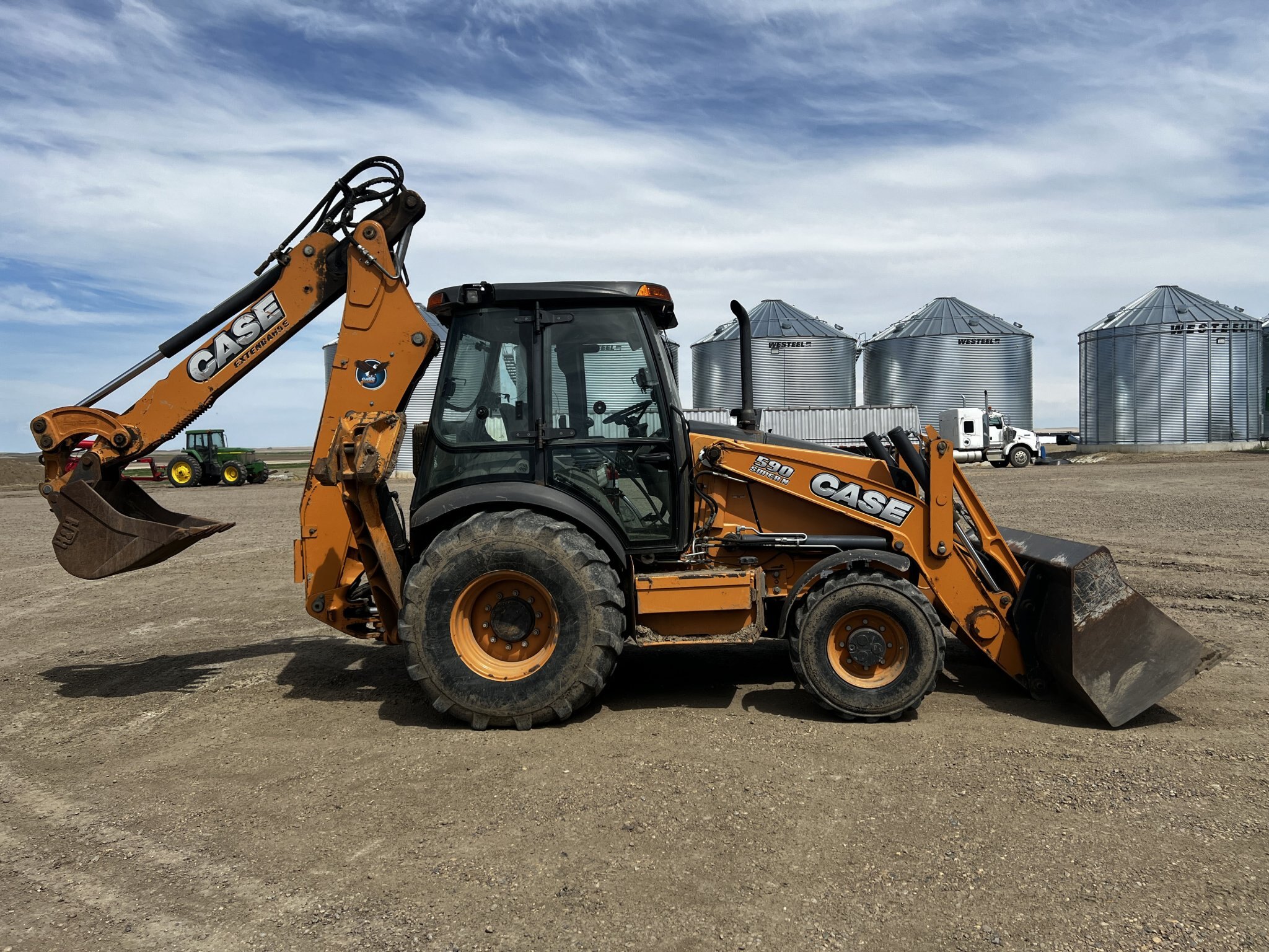 2015 Case 590 Backhoe with Extendahoe 4WD #9152 BP