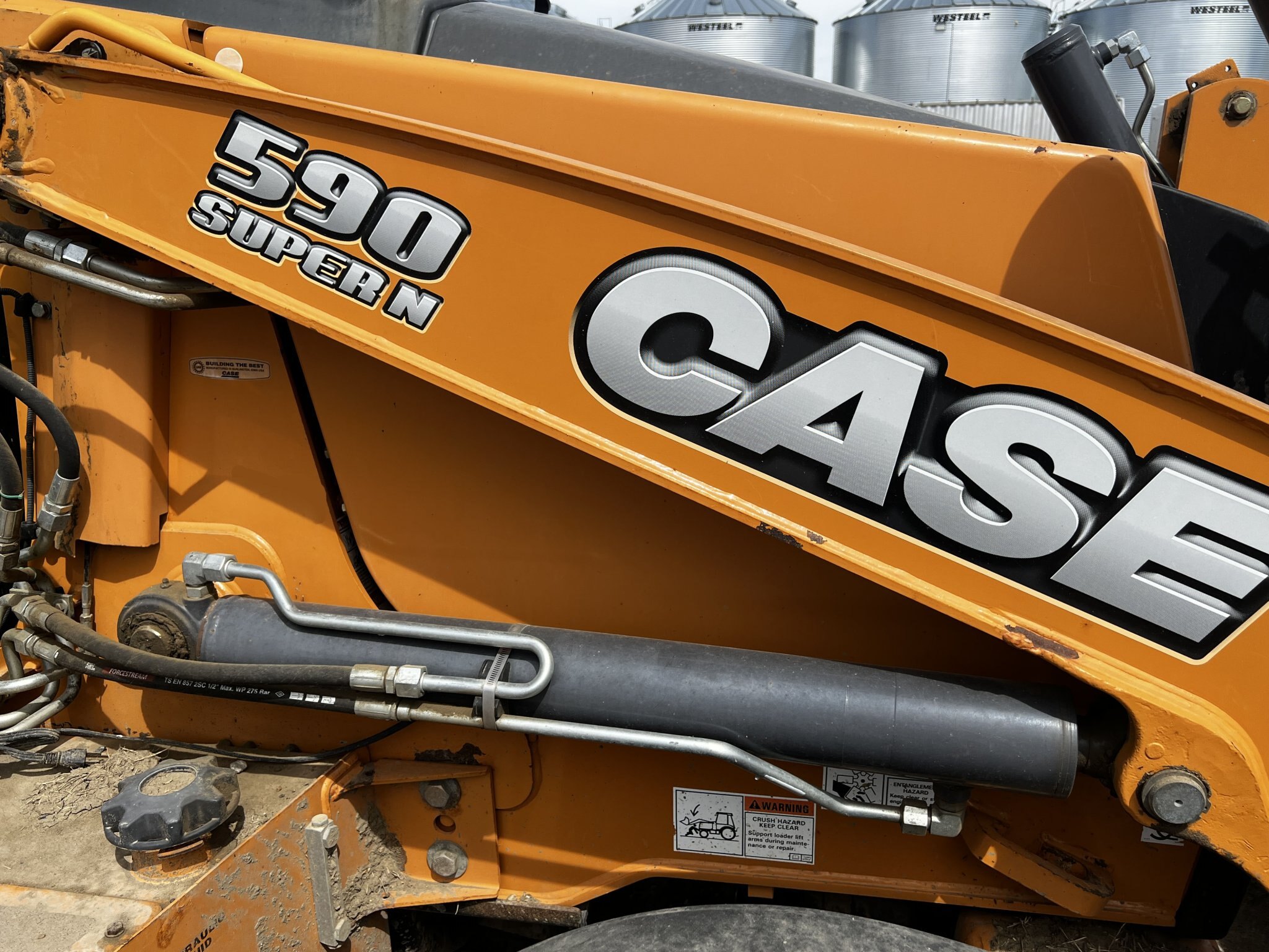 2015 Case 590 Backhoe with Extendahoe 4WD #9152 BP