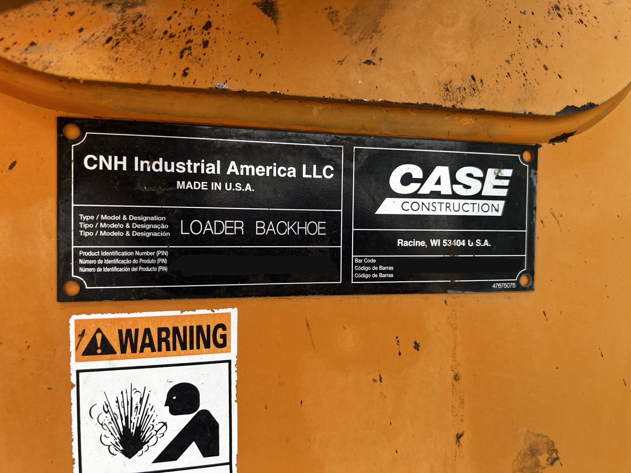 2015 Case 590 Backhoe with Extendahoe 4WD #9152 BP