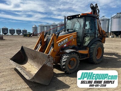2015 Case 590 Backhoe with Extendahoe - 4WD #9152 BP