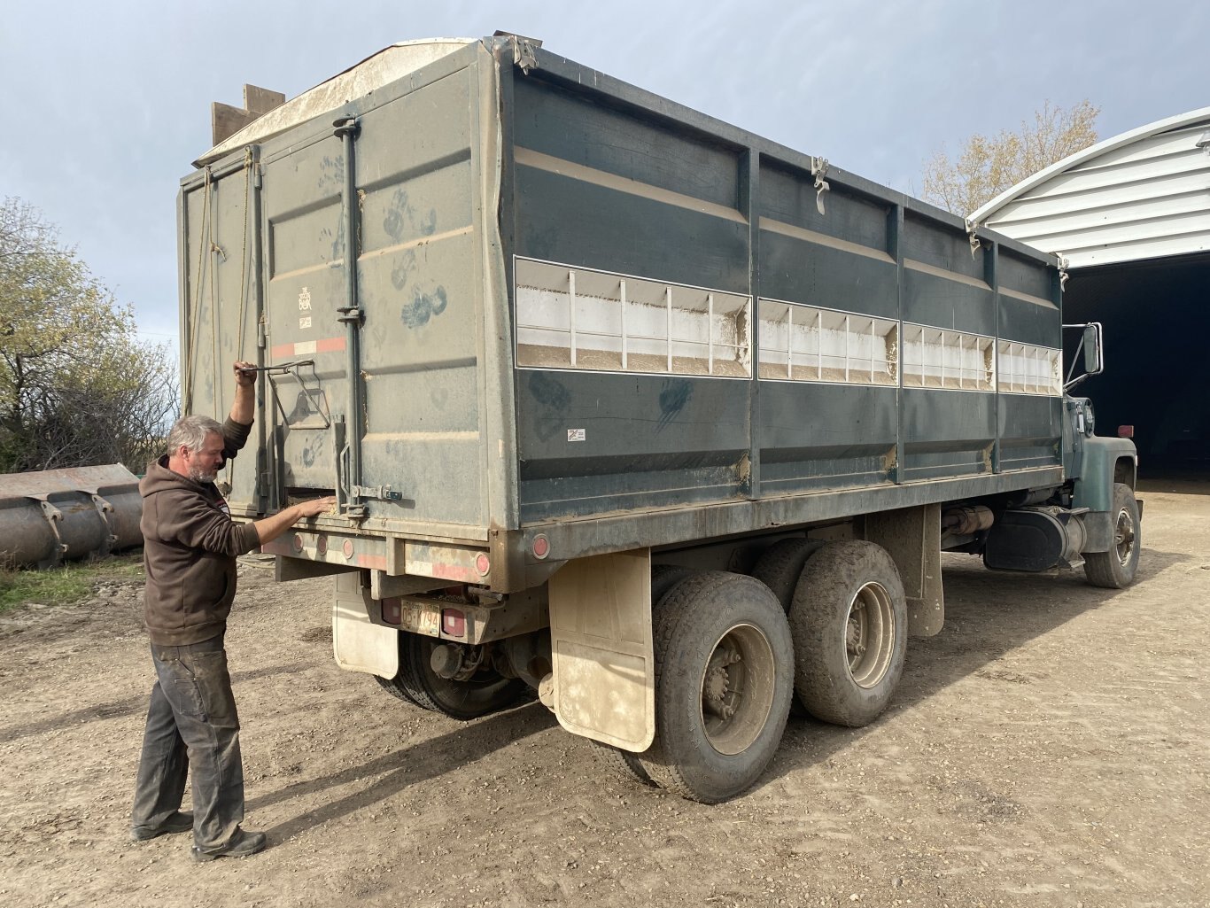 1976 Ford F 800 Grain/Silage Truck #9144 AS