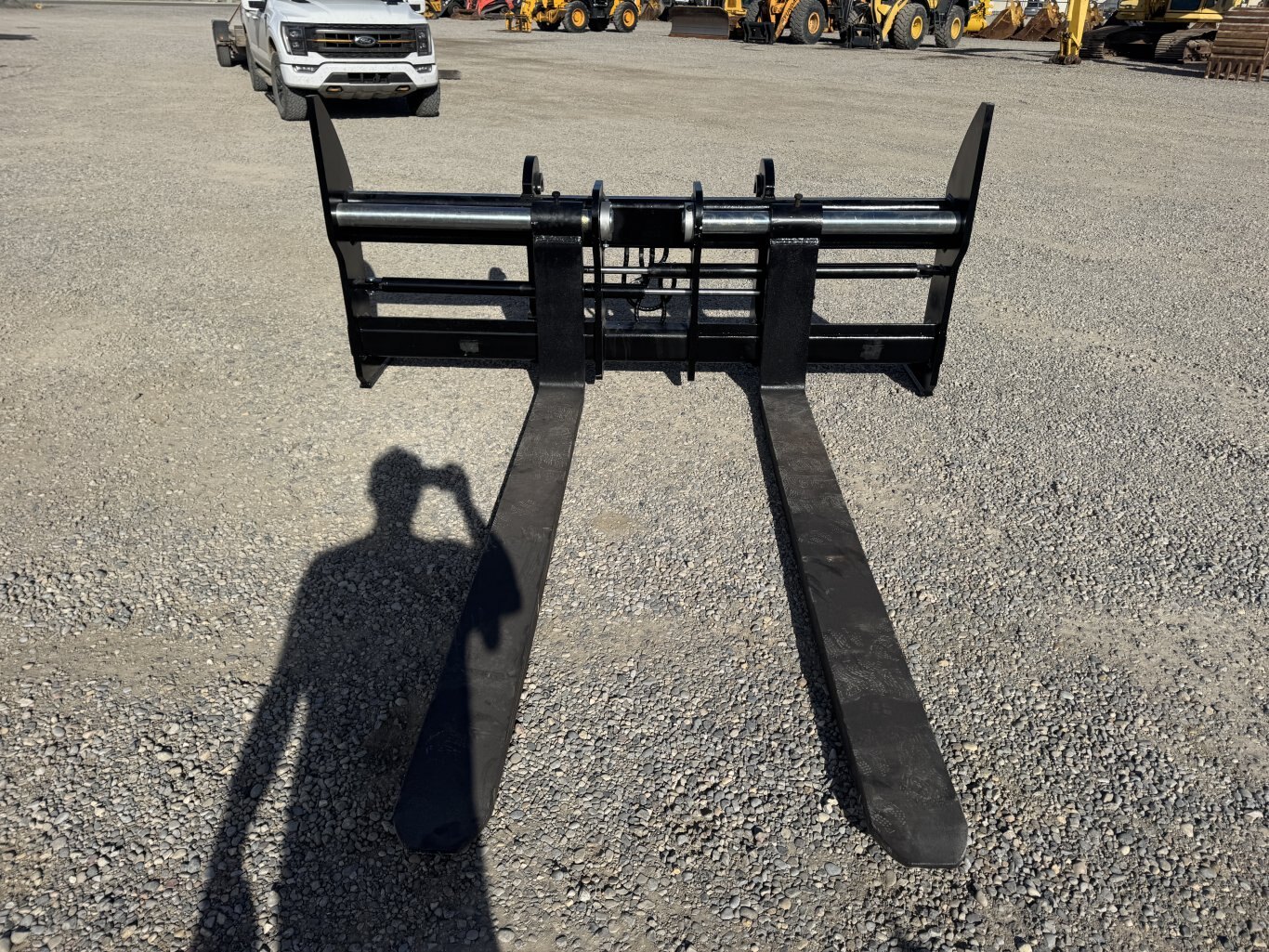 Hydraulic Pallet Forks ISO Hi Vis Wheel Loader w/ 96 Forks #10363 JPH