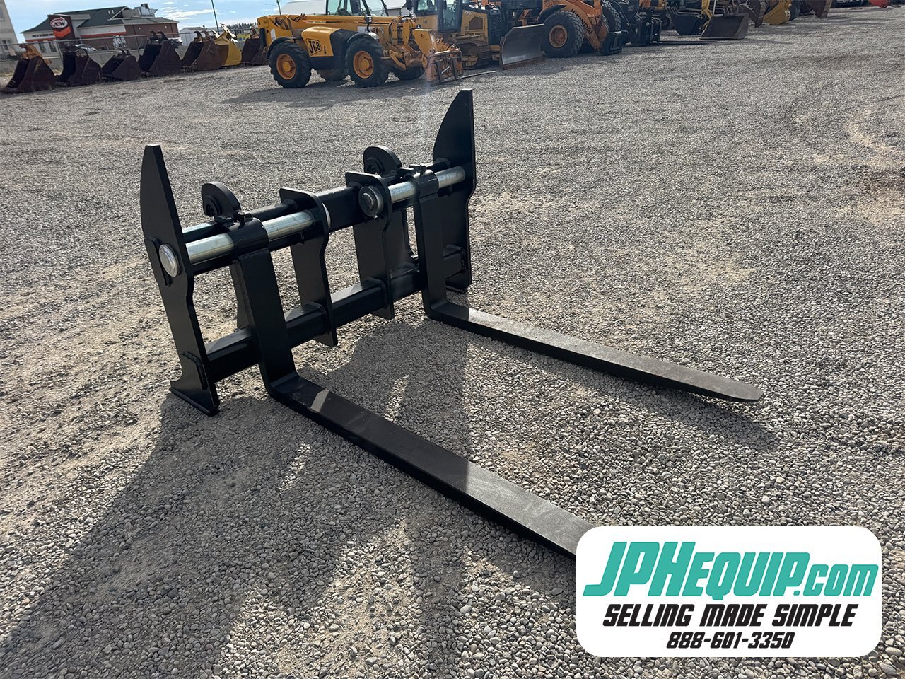 Pallet Forks ISO Hi Vis Wheel Loader w/ 54, 60, 72 or 84 Forks #10403 JPH