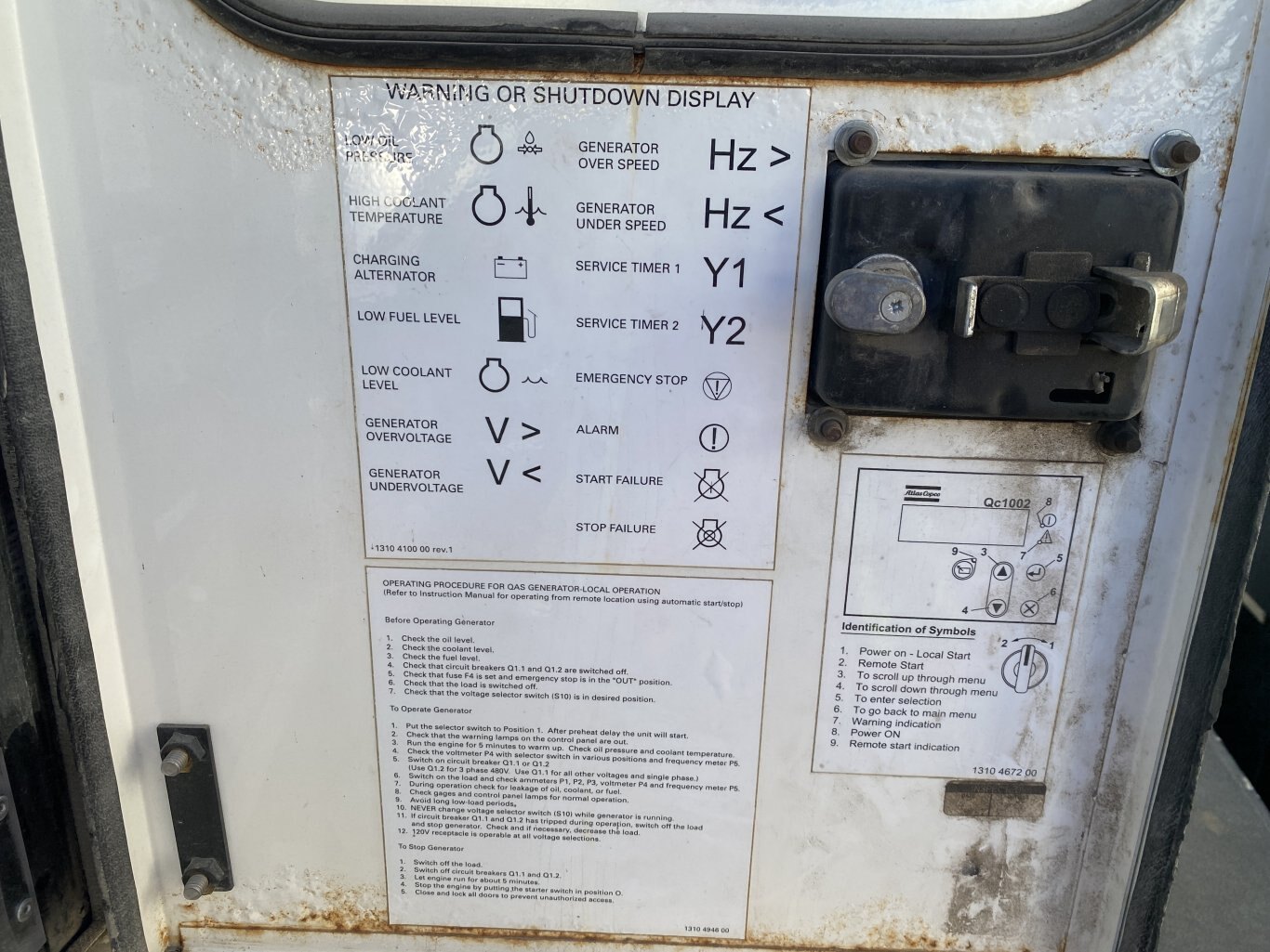 2012 Chicago Pneumatic CPG45W Generator on Jobsite Trailer 35kW 3 Phase Power #9172 BP