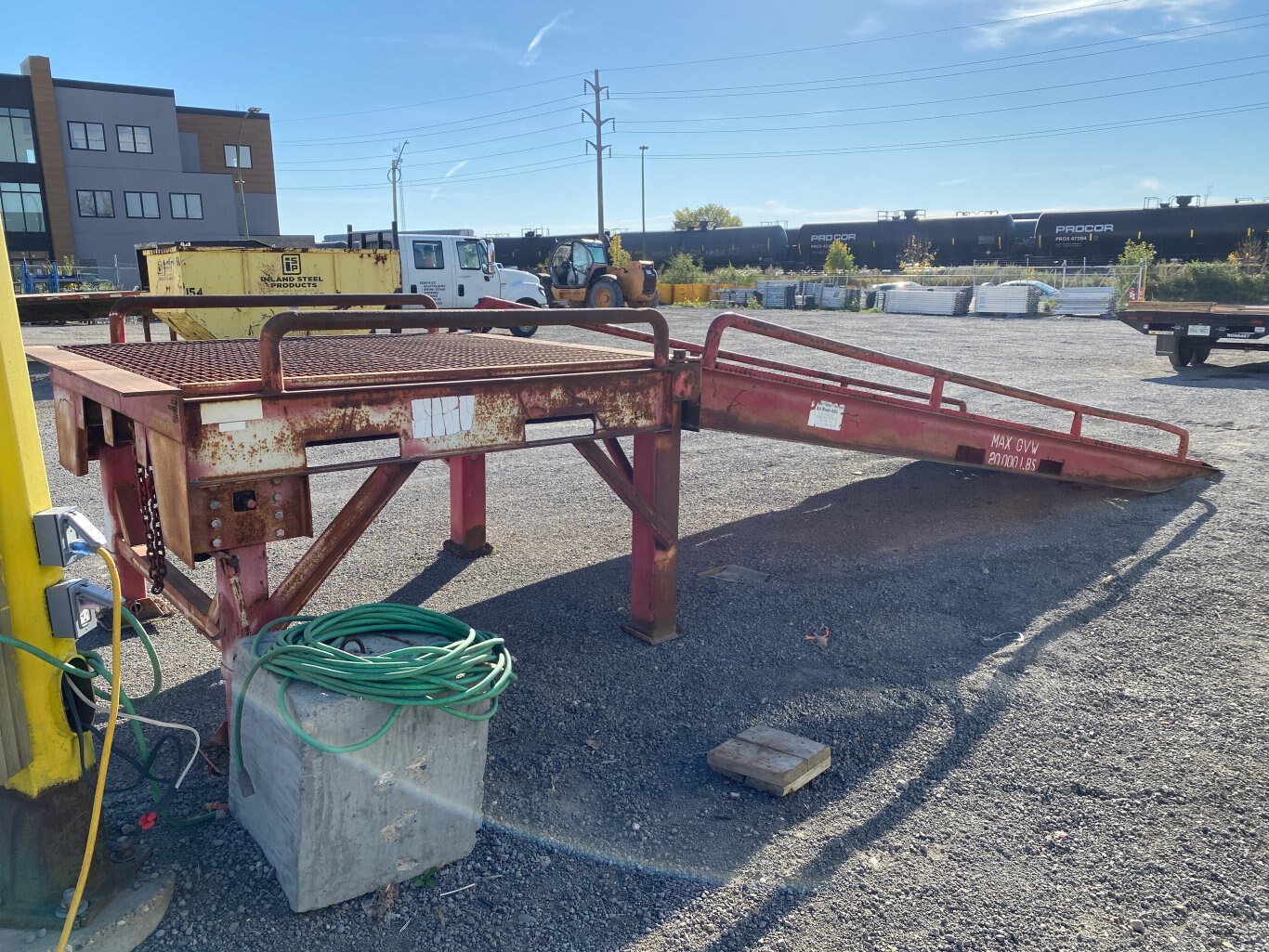 20ft Loading Dock Portable Loading Ramp #9168 BP