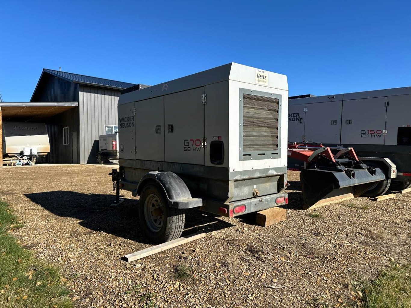 2017 WACKER NEUSON G70 Towable Generator #9176 JA