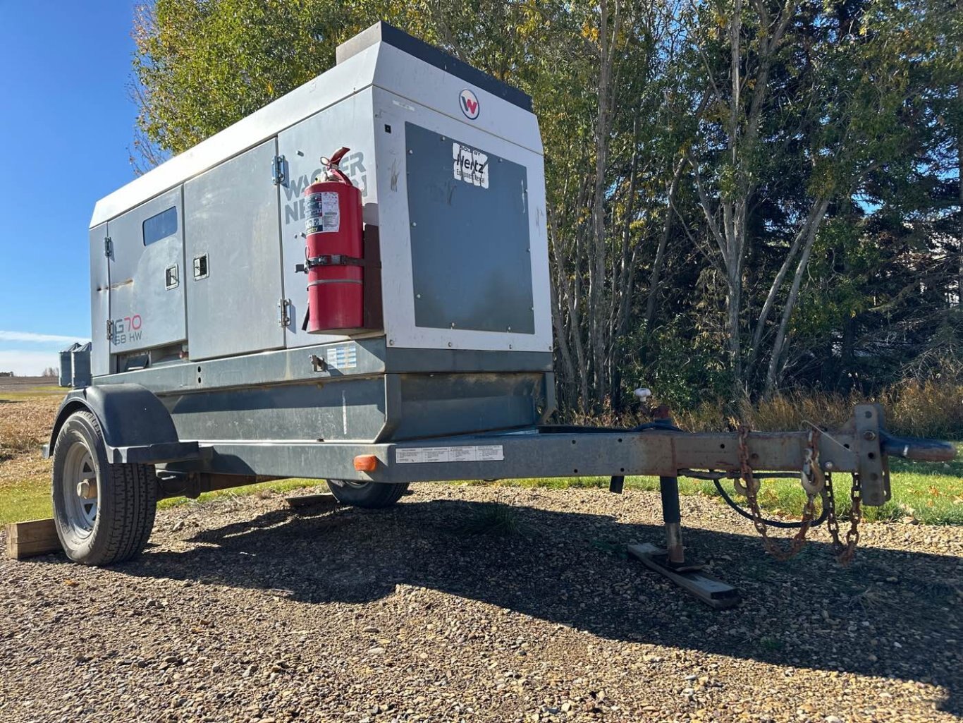 2017 WACKER NEUSON G70 Towable Generator #9176 JA