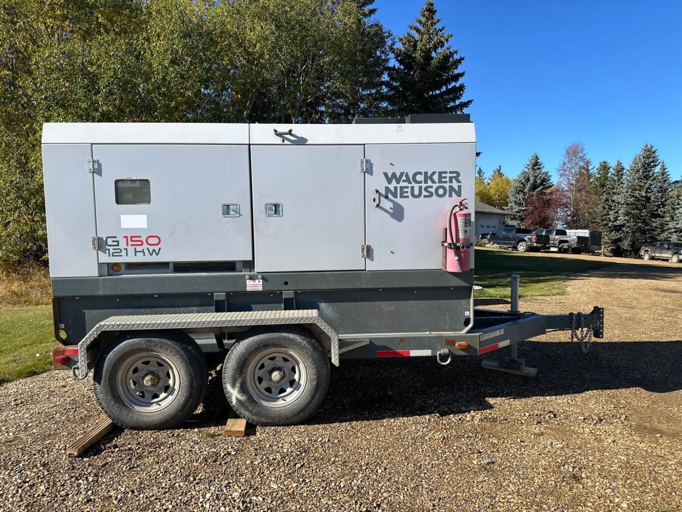 2018 WACKER NEUSON G150 Towable Generator #9177 JA