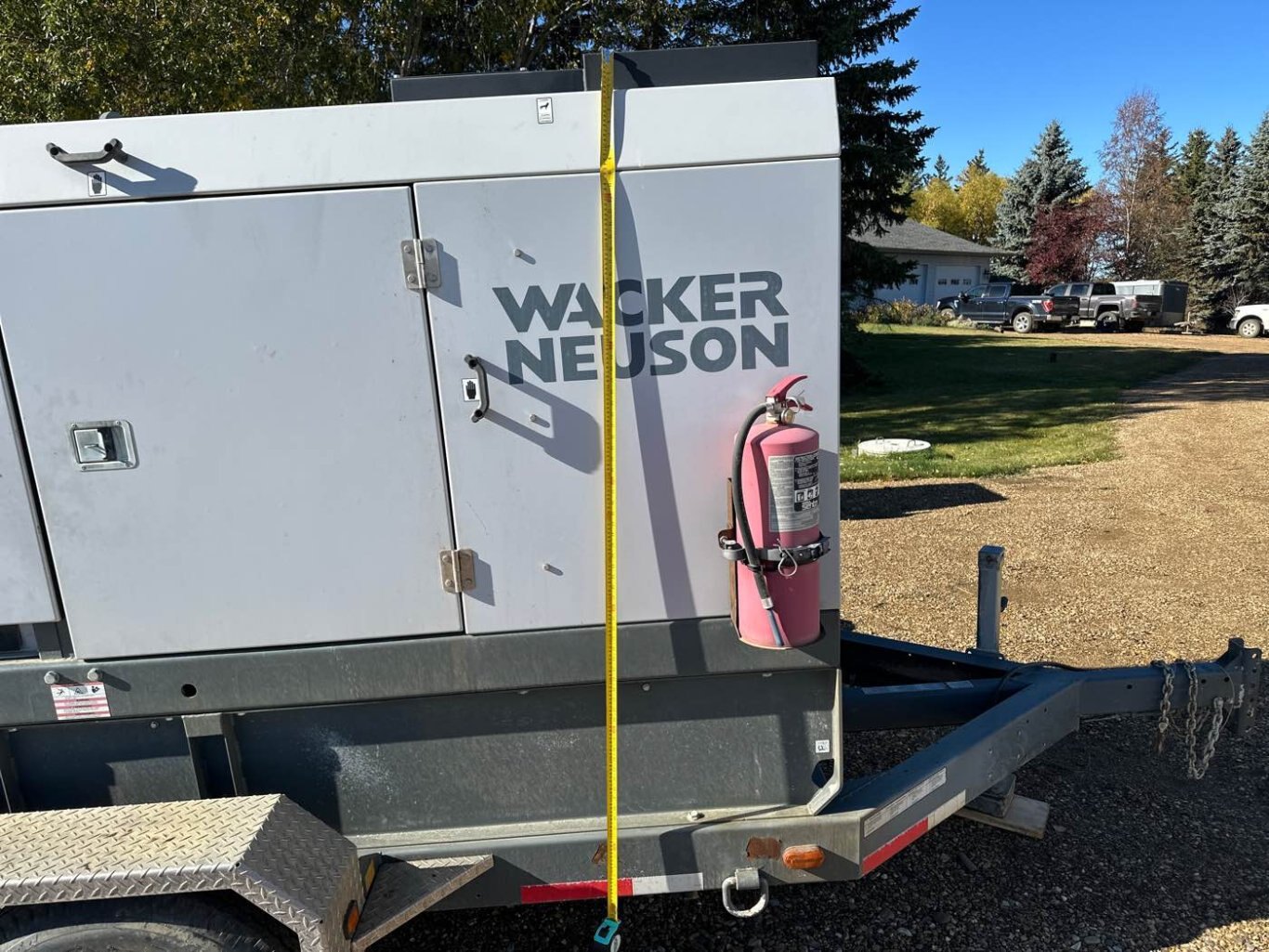 2018 WACKER NEUSON G150 Towable Generator #9177 JA