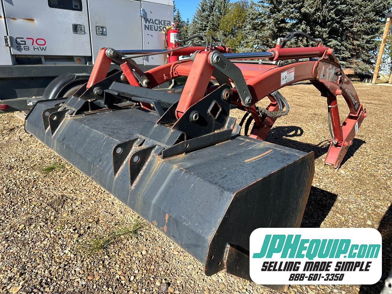 CASE LX118 Tractor Loader Attachment w/ 72 Bucket #9183 JA