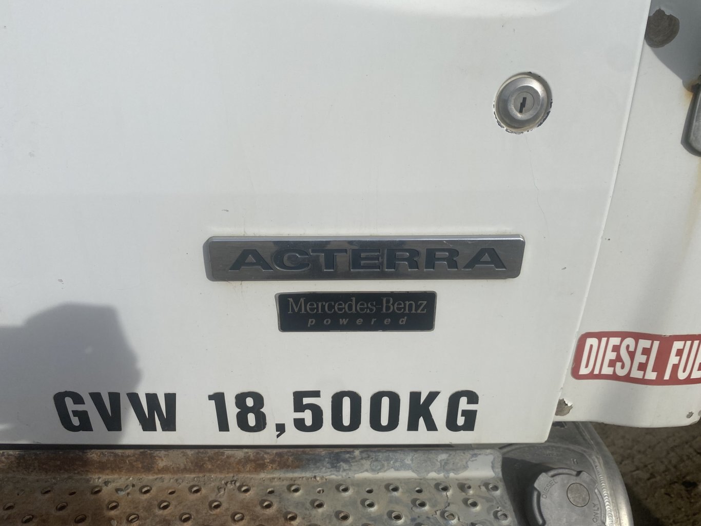 2003 Sterling Acterra Flat Deck Bin Truck #9184 AS