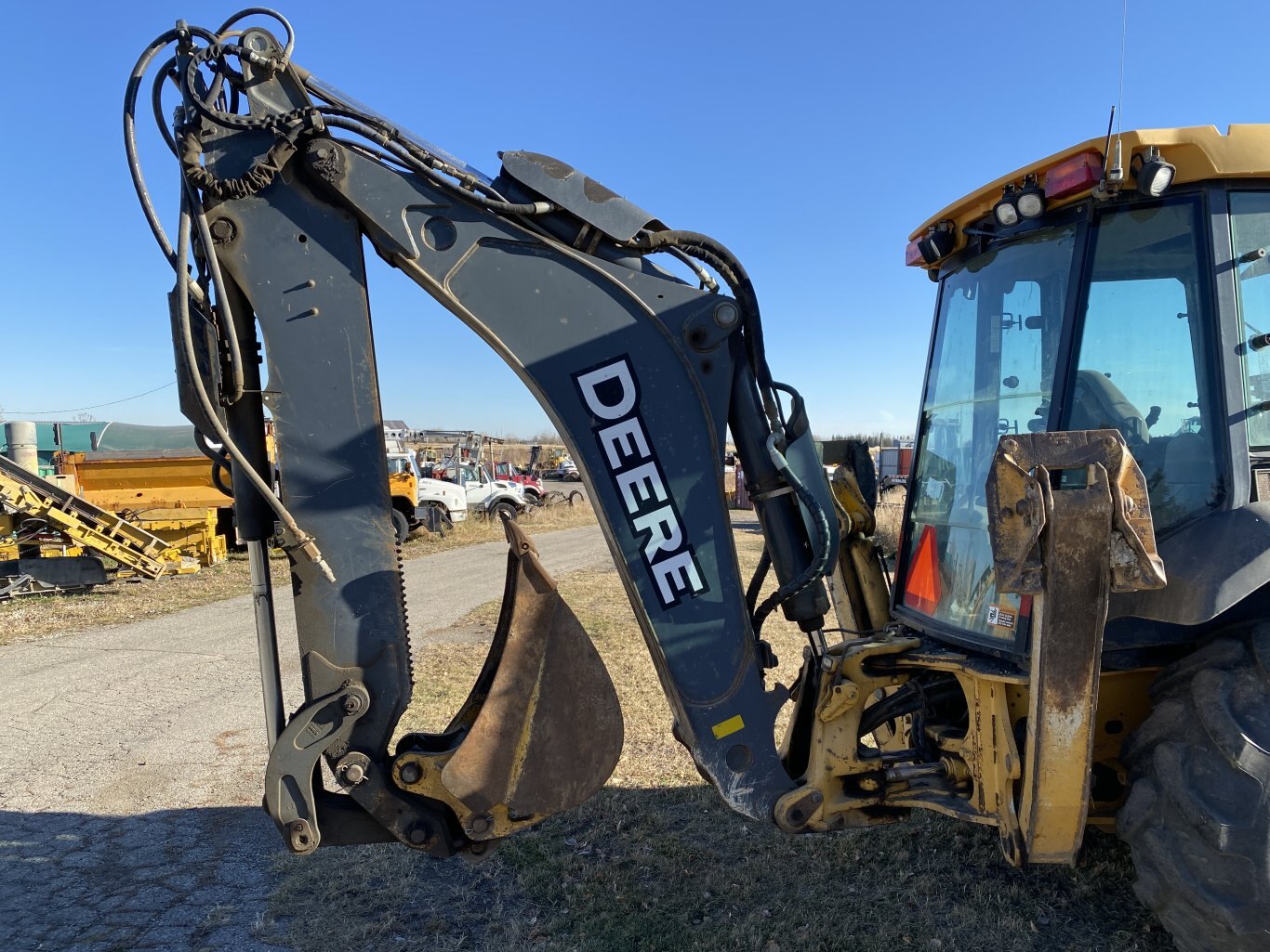 2009 Deere 410J Backhoe 4WD with Extendahoe #9185 BP