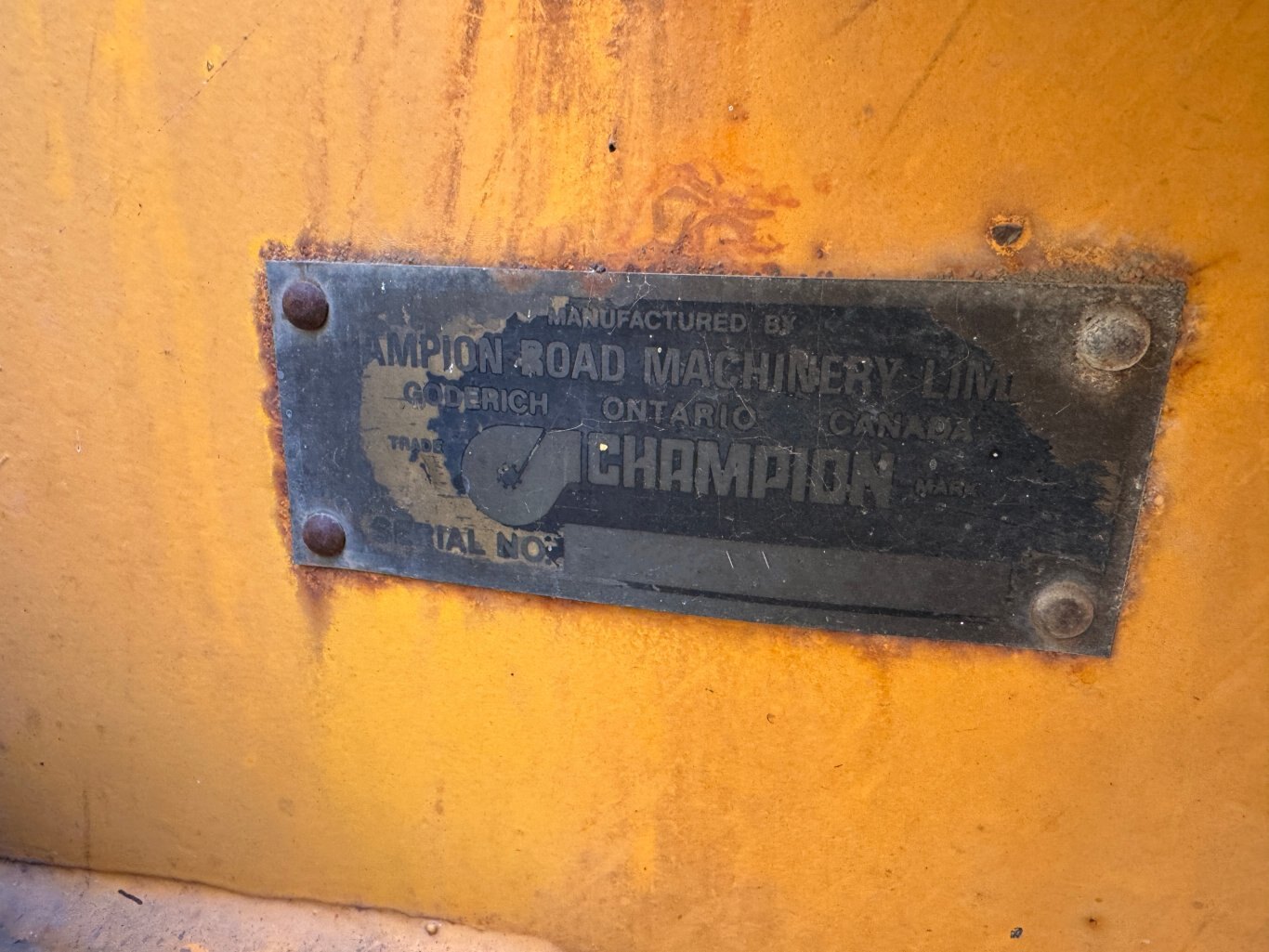 1977 Champion 760 Motor Grader #9188 JP