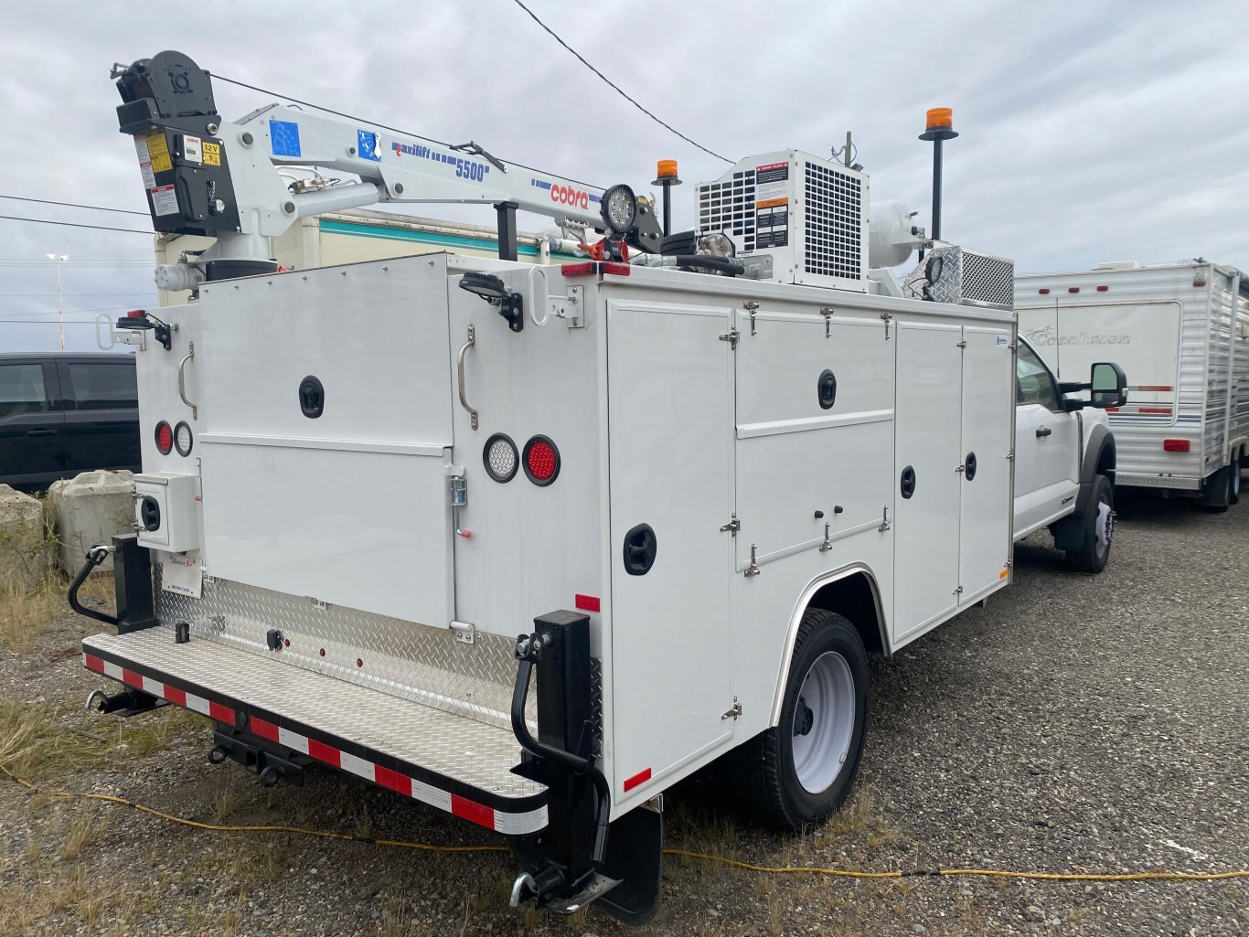 2023 Ford F550 XLT 4x4 Crew Cab Service Truck #9205 AS