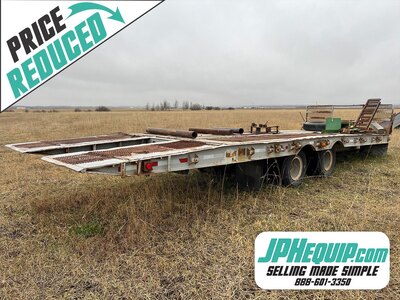 1975 Brentwood 20TA19 Tandem Axle Tilt Deck Trailer #9208 DP
