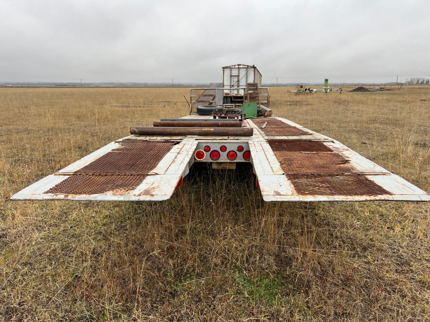 1975 Brentwood 20TA19 Tandem Axle Tilt Deck Trailer #9208 JF