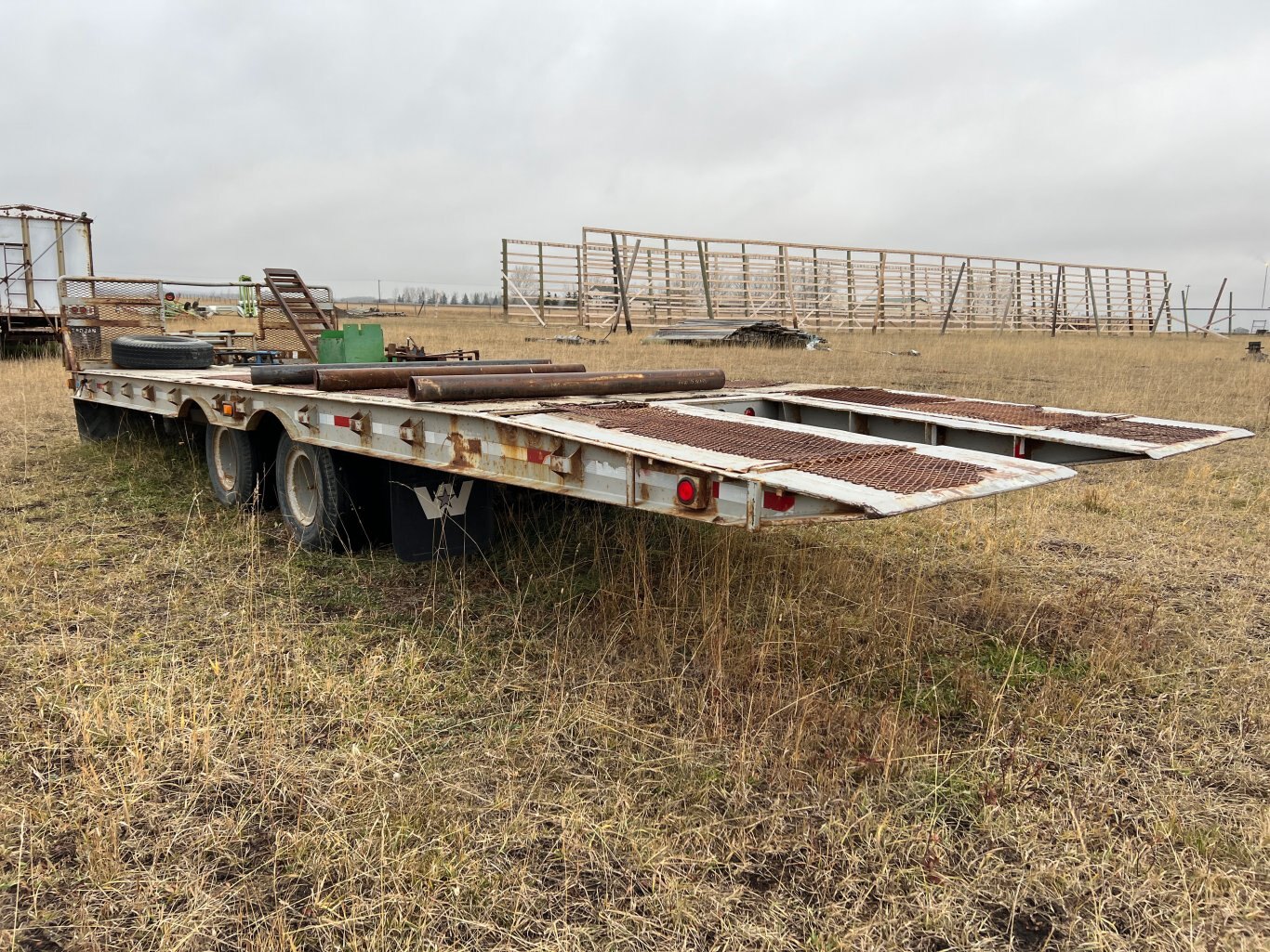 1975 Brentwood 20TA19 Tandem Axle Tilt Deck Trailer #9208 JF