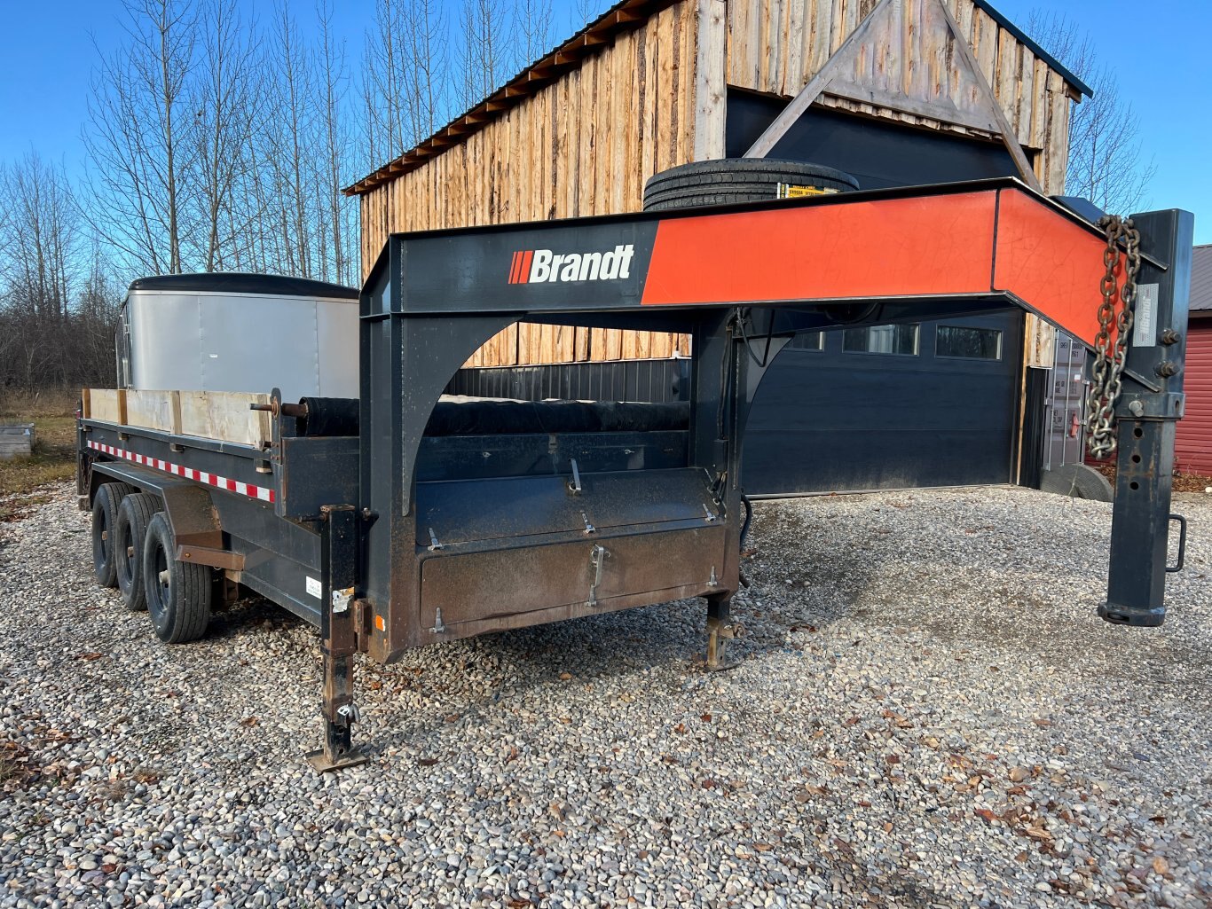 2019 Brandt UGD1116 Gooseneck Tri Axle Dump Trailer #9209 JF