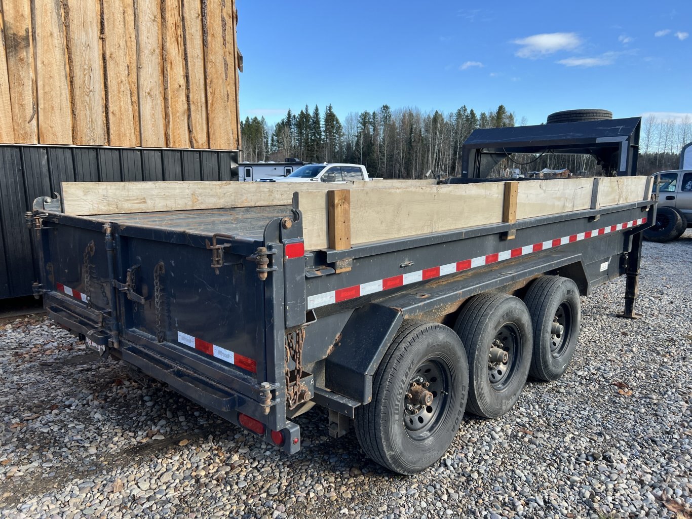 2019 Brandt UGD1116 Gooseneck Tri Axle Dump Trailer #9209 JF