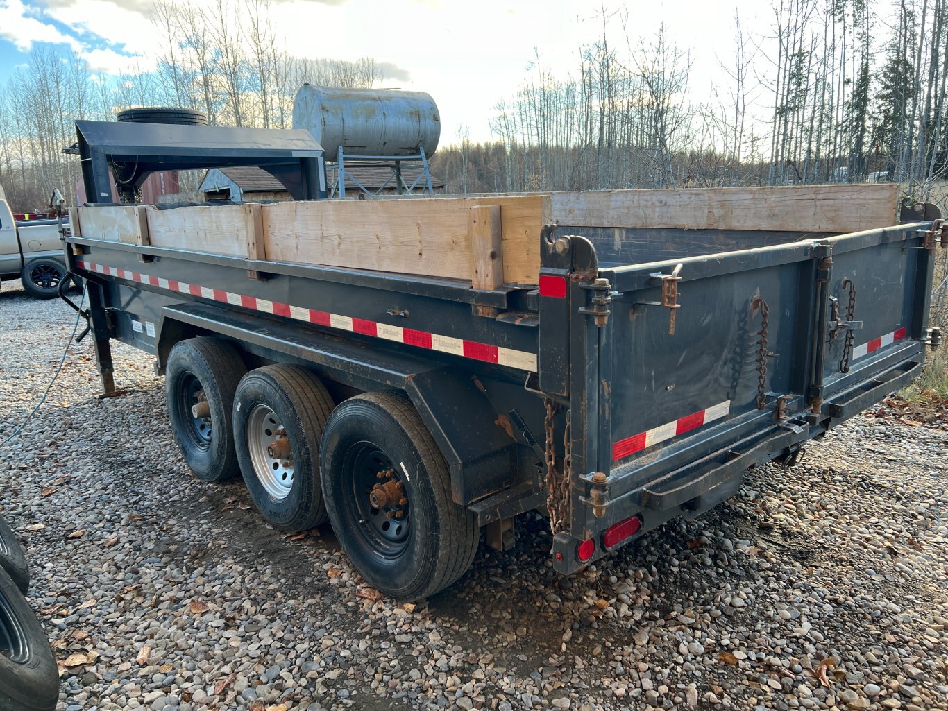 2019 Brandt UGD1116 Gooseneck Tri Axle Dump Trailer #9209 JF