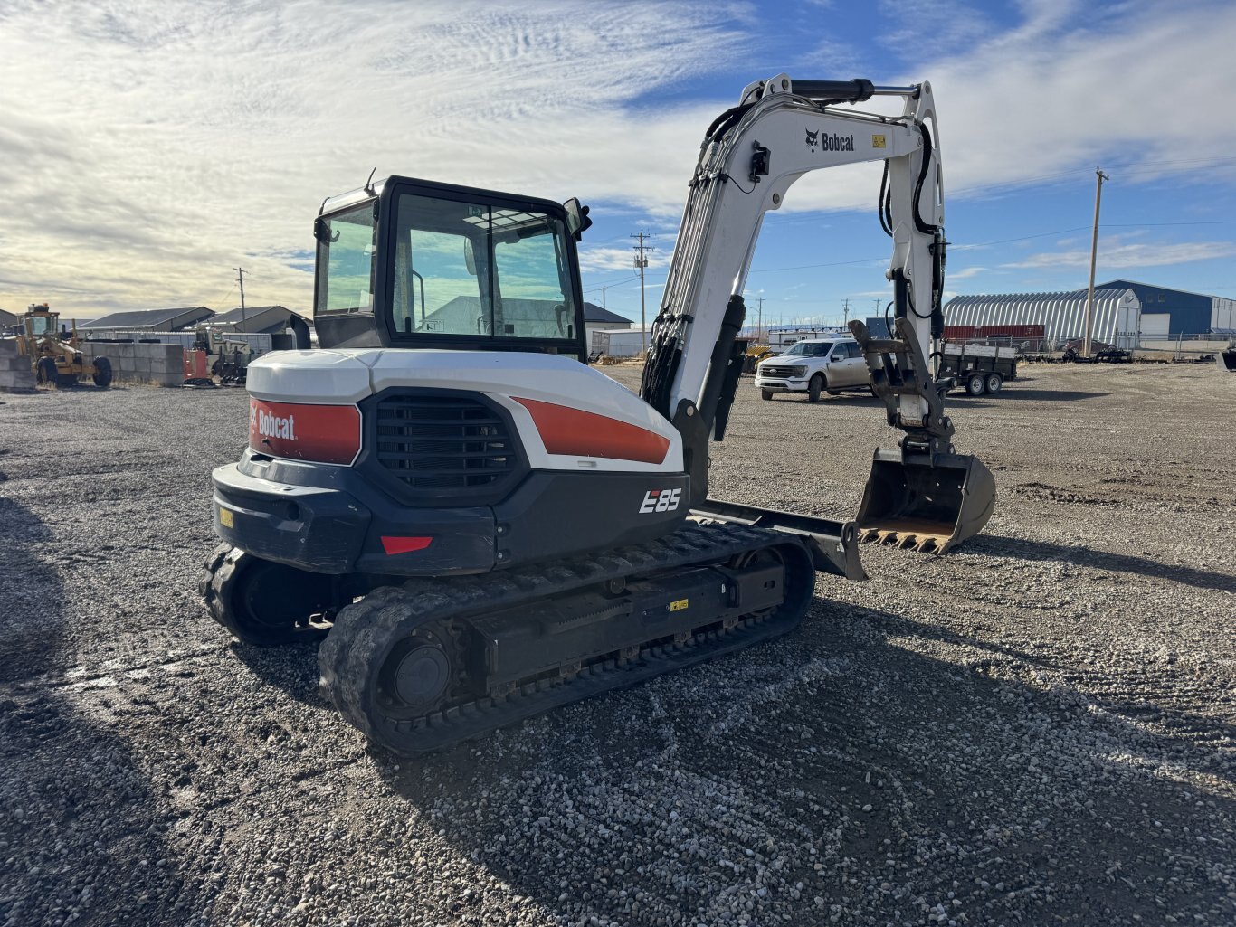 2020 Bobcat E85 Excavator with Hydraulic Thumb #E60096 JPH