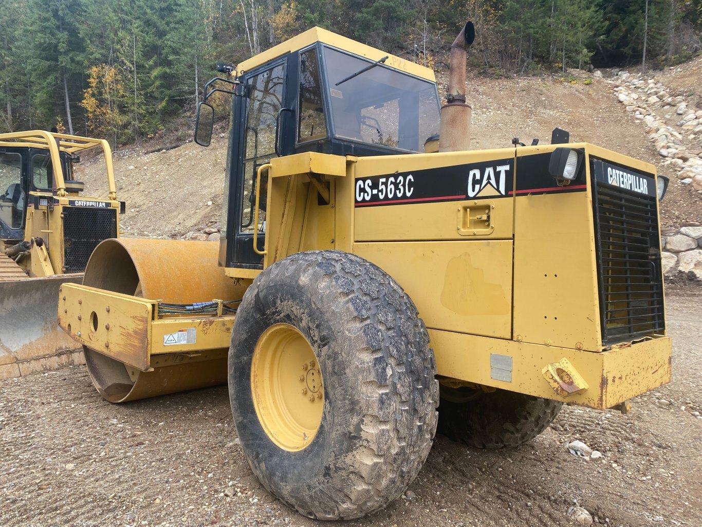 1998 Caterpillar CS 563C Smooth Drum Packer/Roller #9213 AS