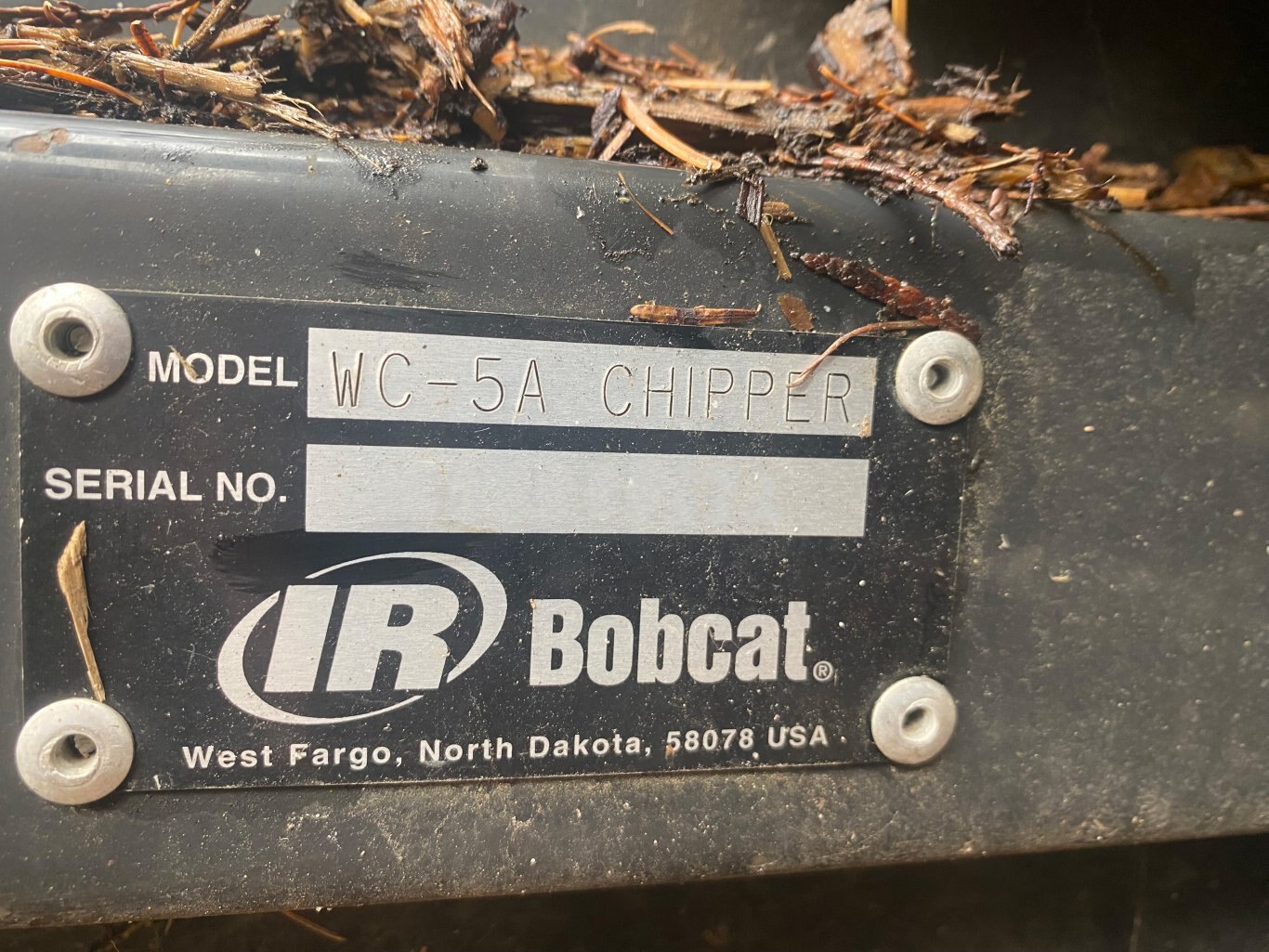 2022 Bobcat WC 5A Chipper for Skid Steer #9215 AS