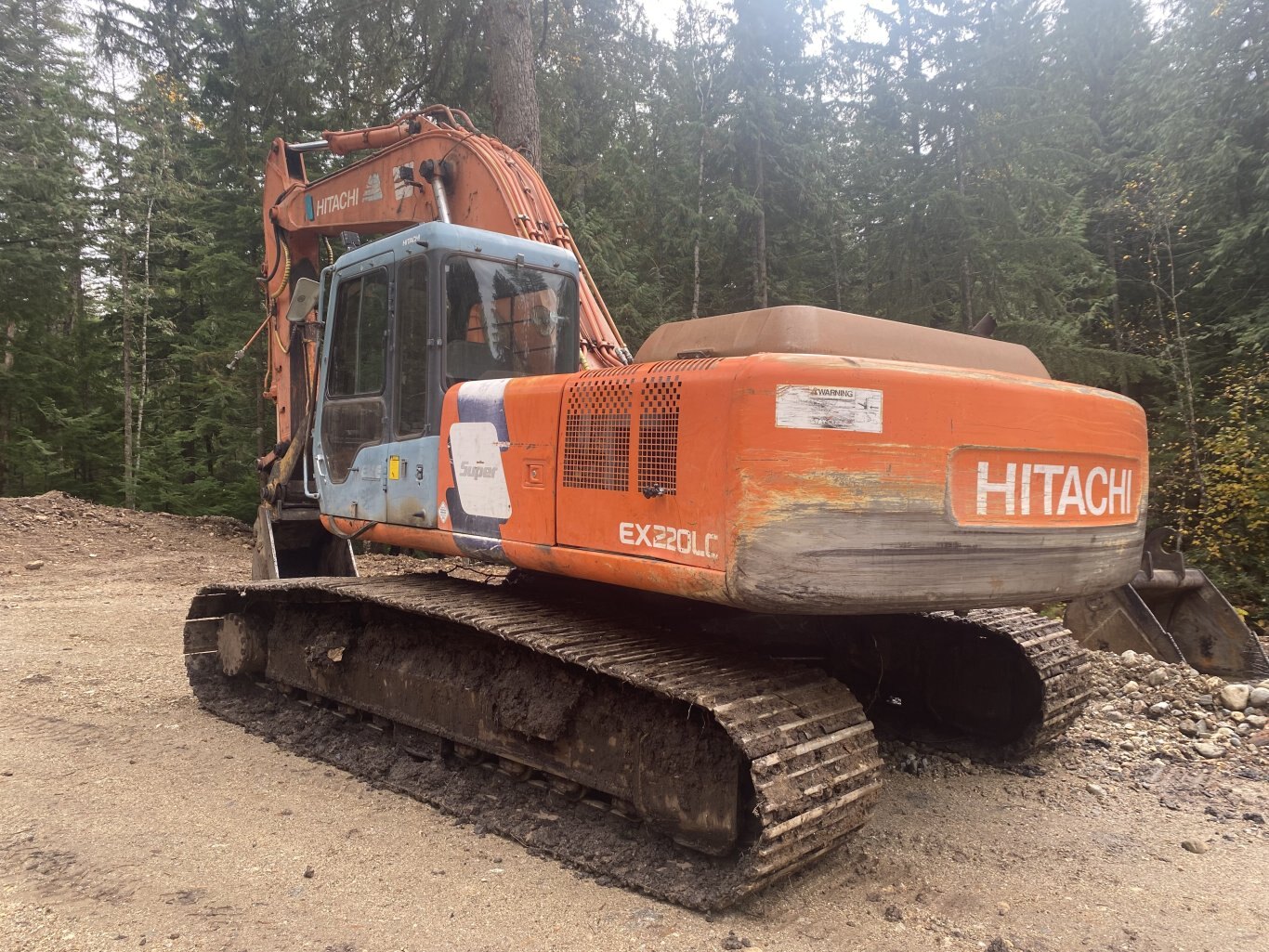 1998 Hitachi EX220 LC Excavator #9219 AS