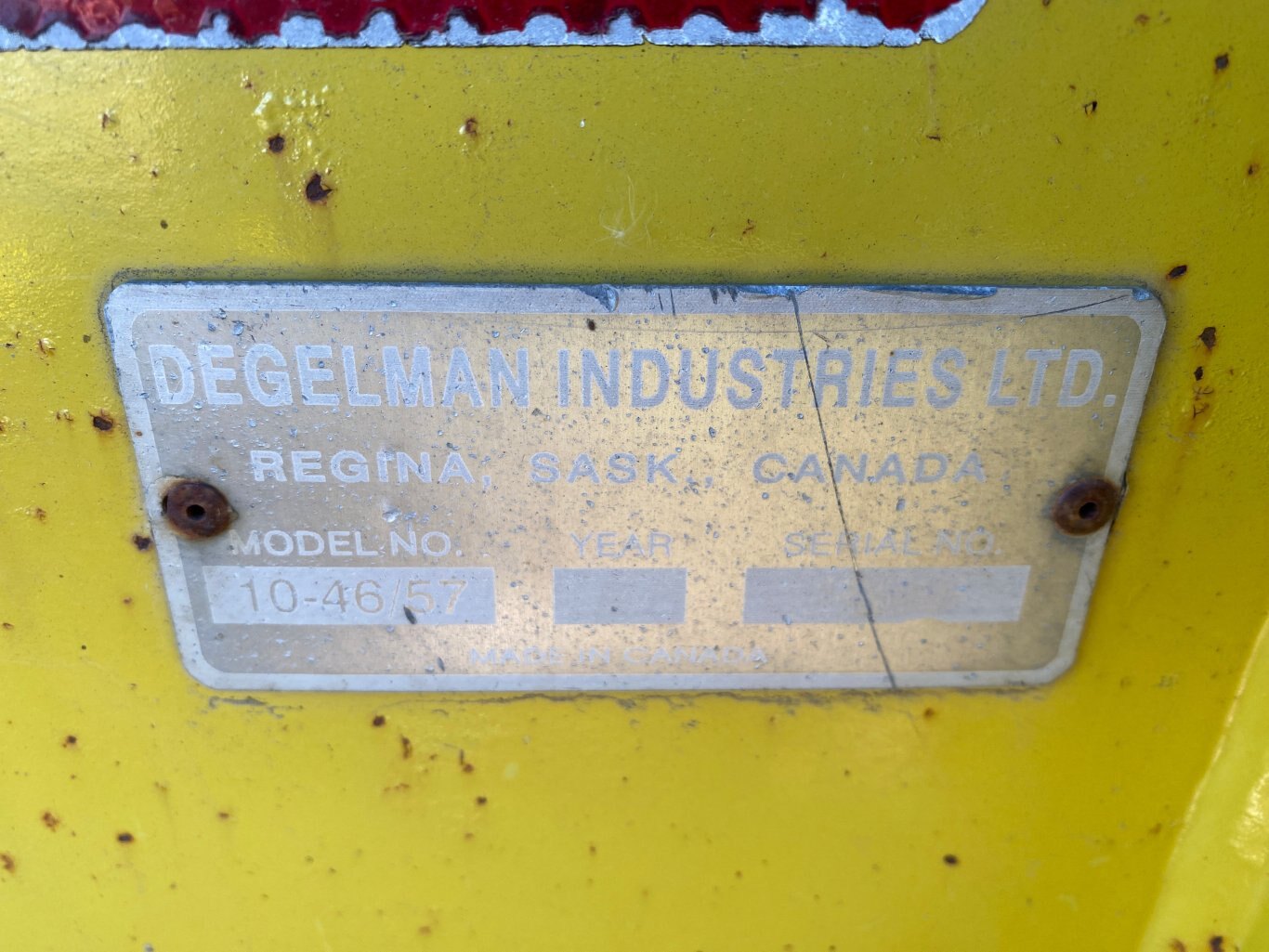 2002 Degelman 46 57 12ft Dozer Blade with Box Ends for Tractor Degelman 4600/5700 Snow Blade #9220 BP